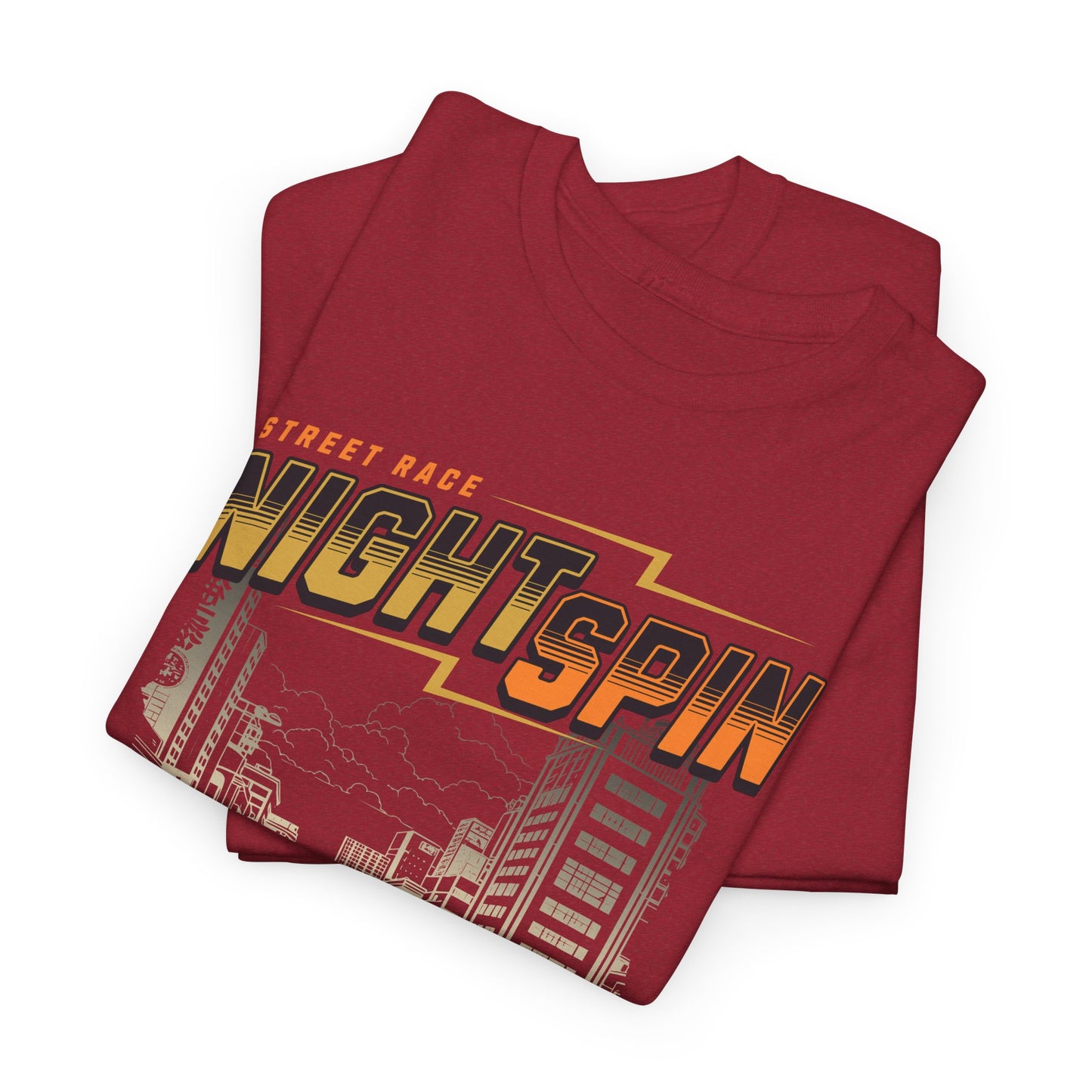 Street Race Night Spin Graphic Tee