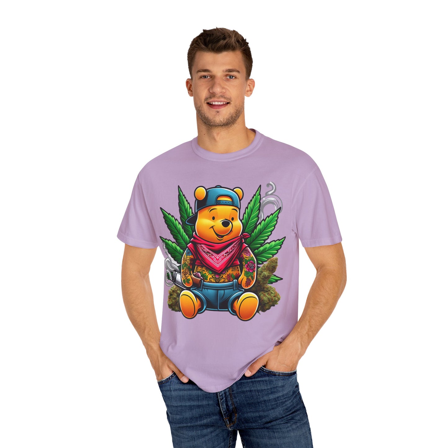 Chill Vibes Graphic Tee - Cartoon Character T-Shirt, Streetwear Style, Cool Gift for Cannabis Lovers, Relaxed Fit T-shirt, 420, Cannabis
