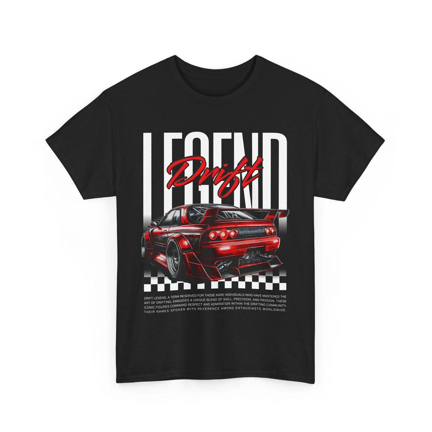 Legend Drift Unisex Heavy Cotton Tee, Car Enthusiast Shirt, Racer Gift, Motorsport Apparel, Auto Racing Tee