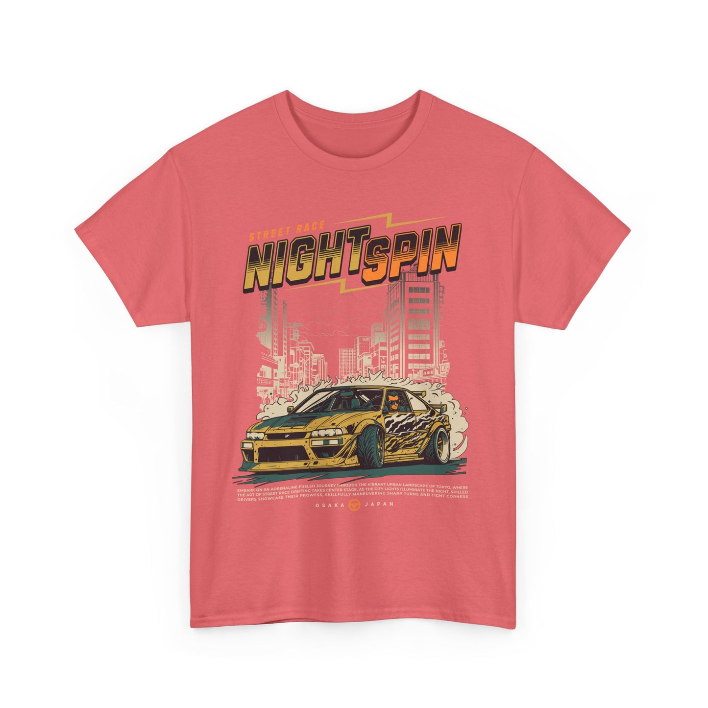 Street Race Night Spin Graphic Tee