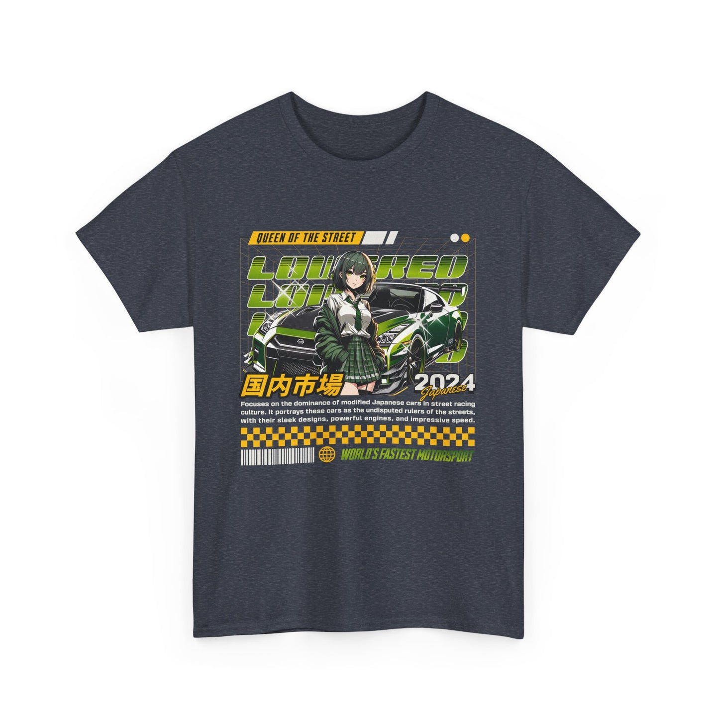 Nissan GTR Anime Graphic Tee - Queen of the Street