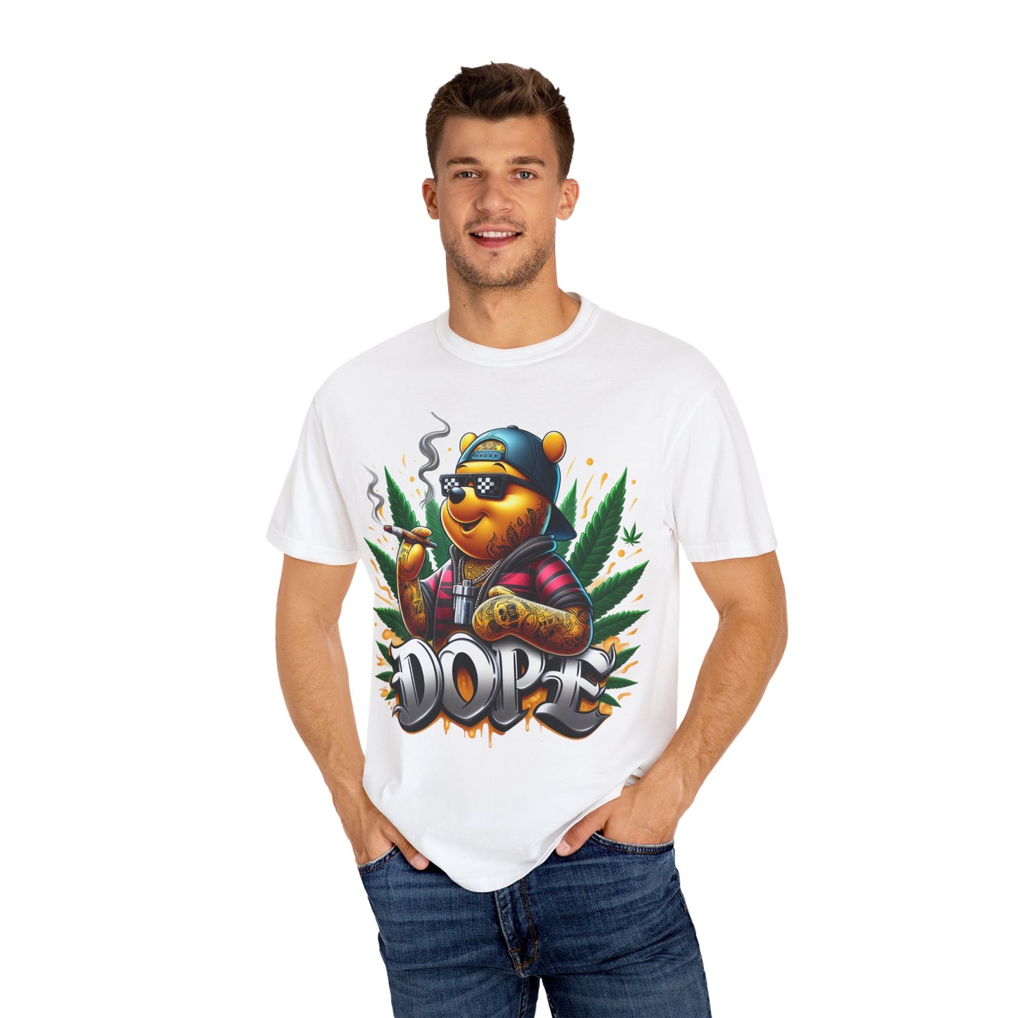 Cool Bear Graphic T-Shirt, Unisex Tee, Cannabis Vibe Apparel, Streetwear, Dope Graphic Shirt, Perfect for Gifting, 420, Cannabis