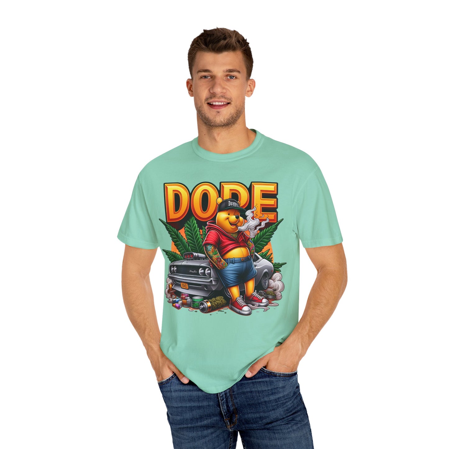 Cool Dude Graphic T-Shirt, Vintage Streetwear Tee, Perfect for Festivals, Summer Vibes, Hip Hop, Gift for Friends, 420, Cannabis