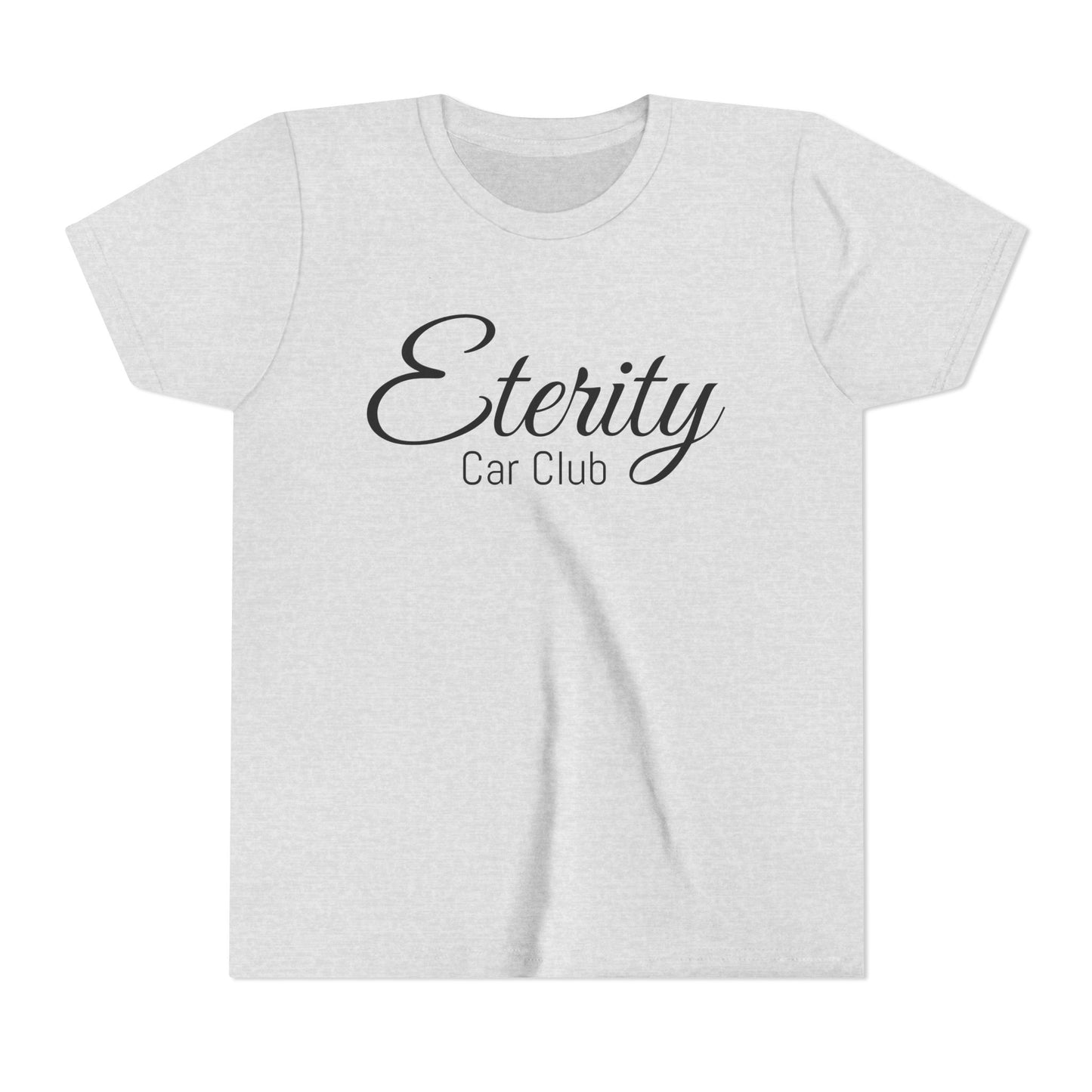 Eterity Car Club Youth Tee, Kids Car Enthusiast Shirt, Auto Club Tee, Birthday Gift, Summer Style, Car Lover Apparel