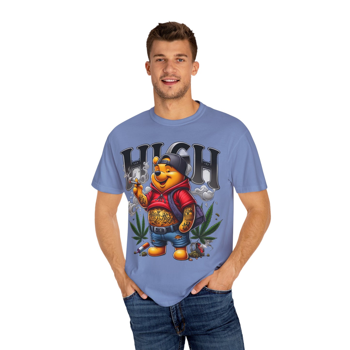 Chill Vibes Unisex T-shirt, High Design, Streetwear Style, Perfect Gift for Cannabis Lovers, Summer Festivals, Everyday Wear, Cannabis, 420
