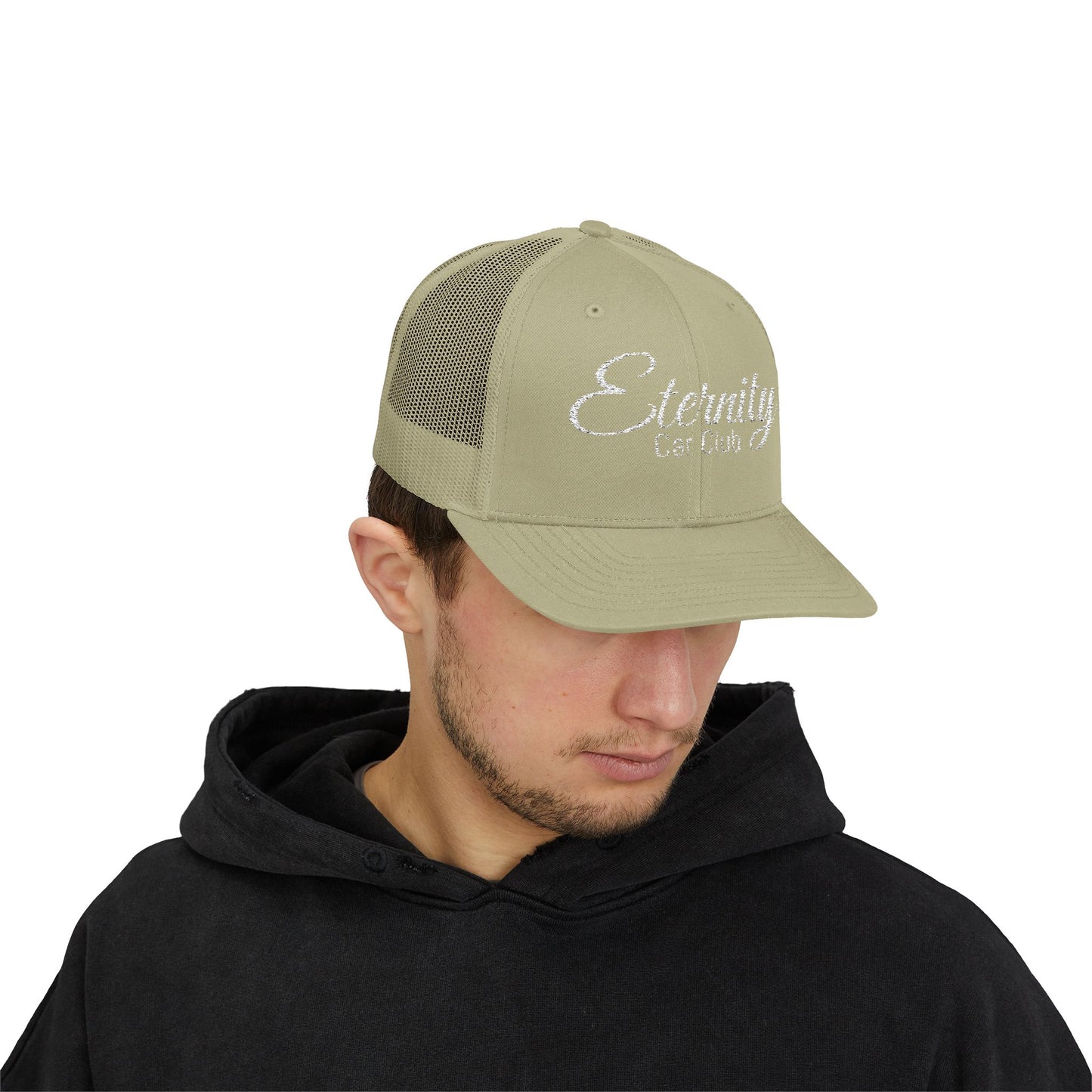 Embroidered: Eternity Car Club Snapback Trucker Cap, Adjustable Hat