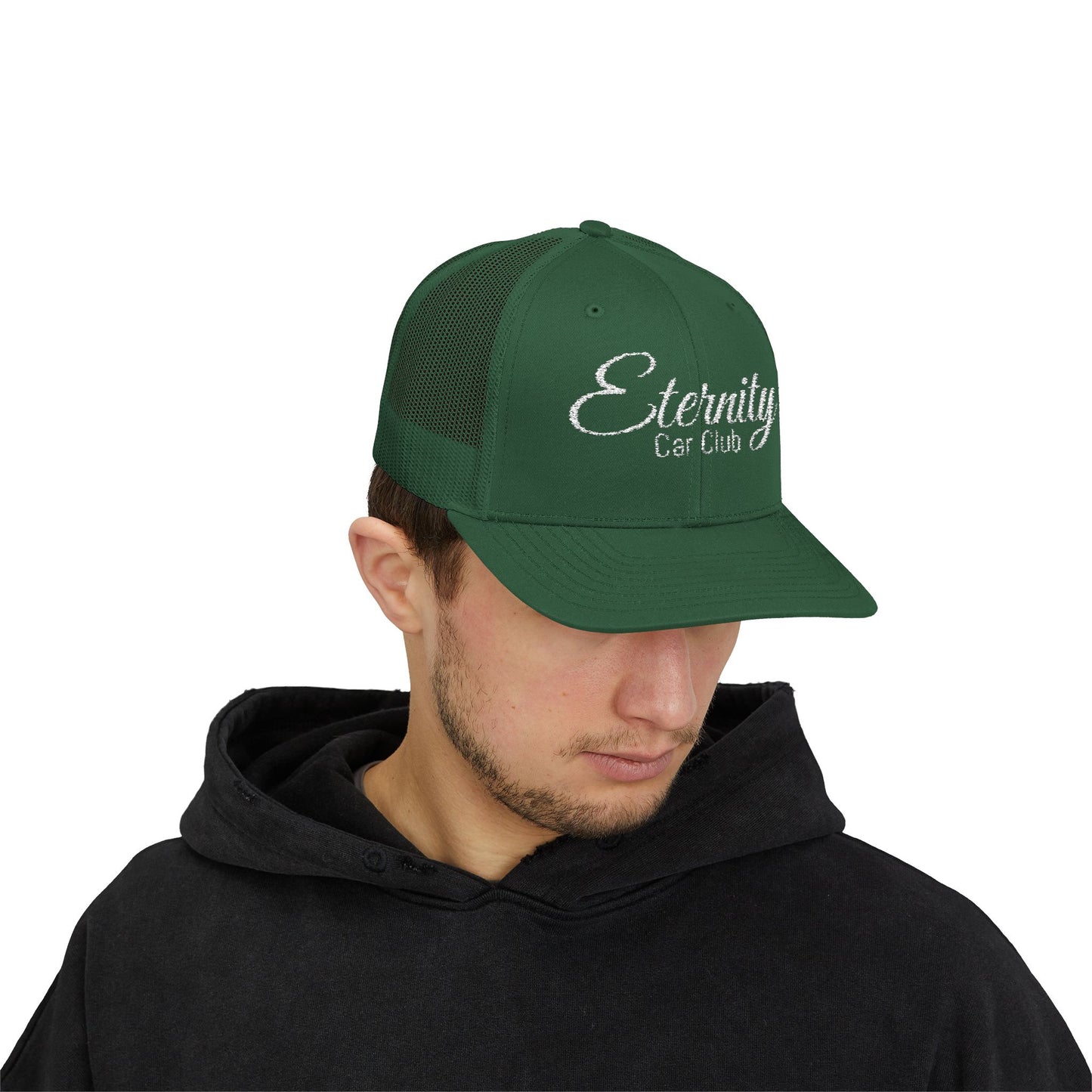 Embroidered: Eternity Car Club Snapback Trucker Cap, Adjustable Hat