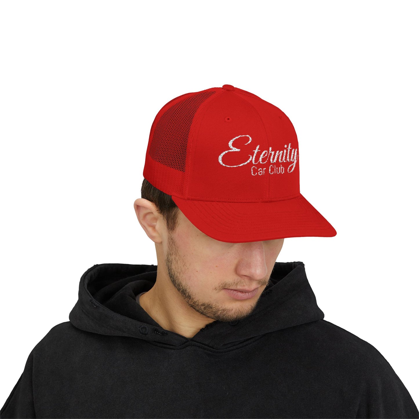 Embroidered: Eternity Car Club Snapback Trucker Cap, Adjustable Hat