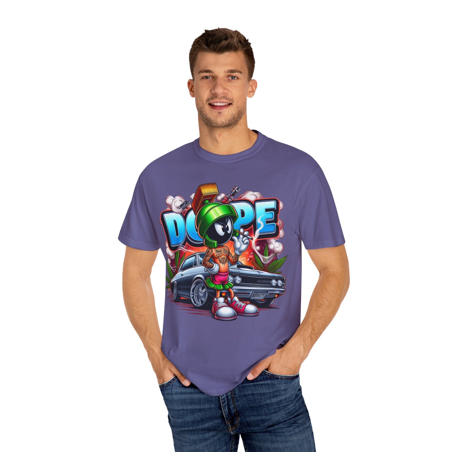 Dope Vibes Unisex Garment-Dyed T-Shirt, Streetwear Tee, Hip-Hop Style Shirt, Casual Fashion Top, Unique Graphic Tee, 420, Cannabis