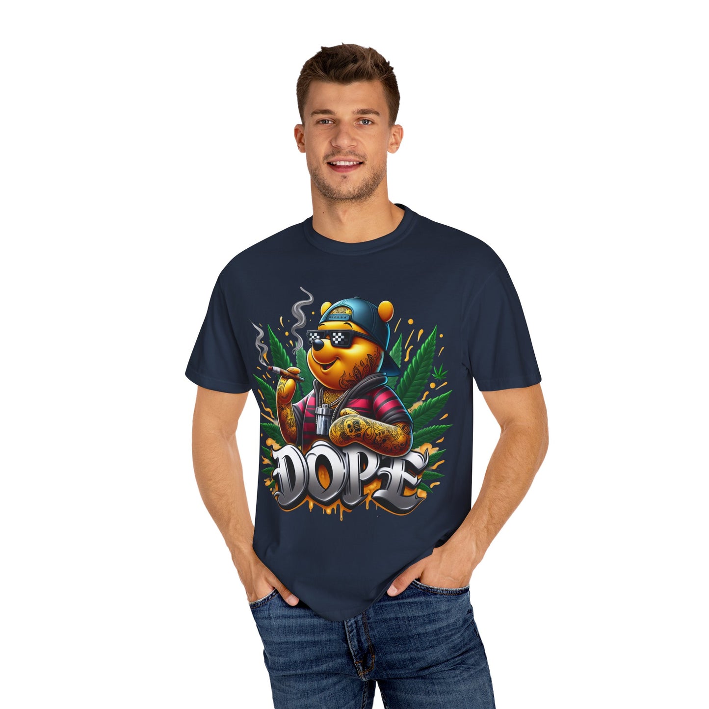 Cool Bear Graphic T-Shirt, Unisex Tee, Cannabis Vibe Apparel, Streetwear, Dope Graphic Shirt, Perfect for Gifting, 420, Cannabis