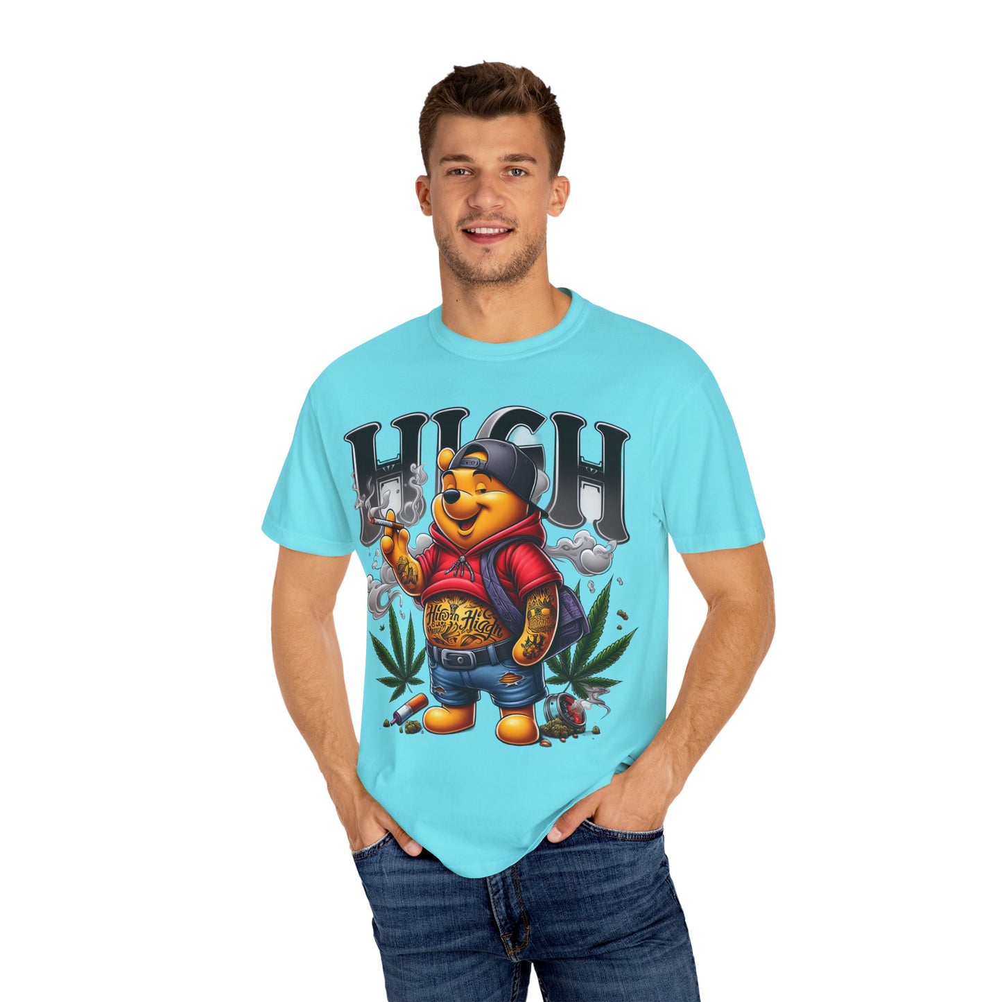 Chill Vibes Unisex T-shirt, High Design, Streetwear Style, Perfect Gift for Cannabis Lovers, Summer Festivals, Everyday Wear, Cannabis, 420