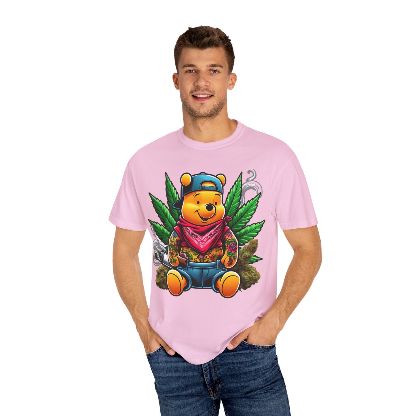 Chill Vibes Graphic Tee - Cartoon Character T-Shirt, Streetwear Style, Cool Gift for Cannabis Lovers, Relaxed Fit T-shirt, 420, Cannabis