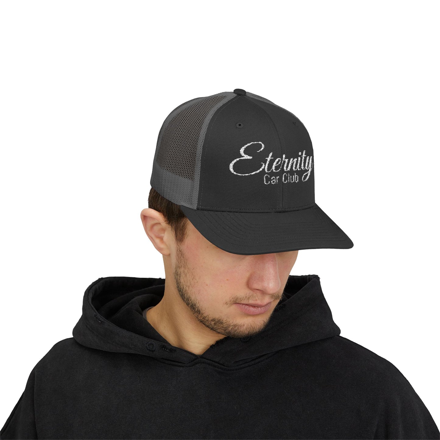 Embroidered: Eternity Car Club Snapback Trucker Cap, Adjustable Hat