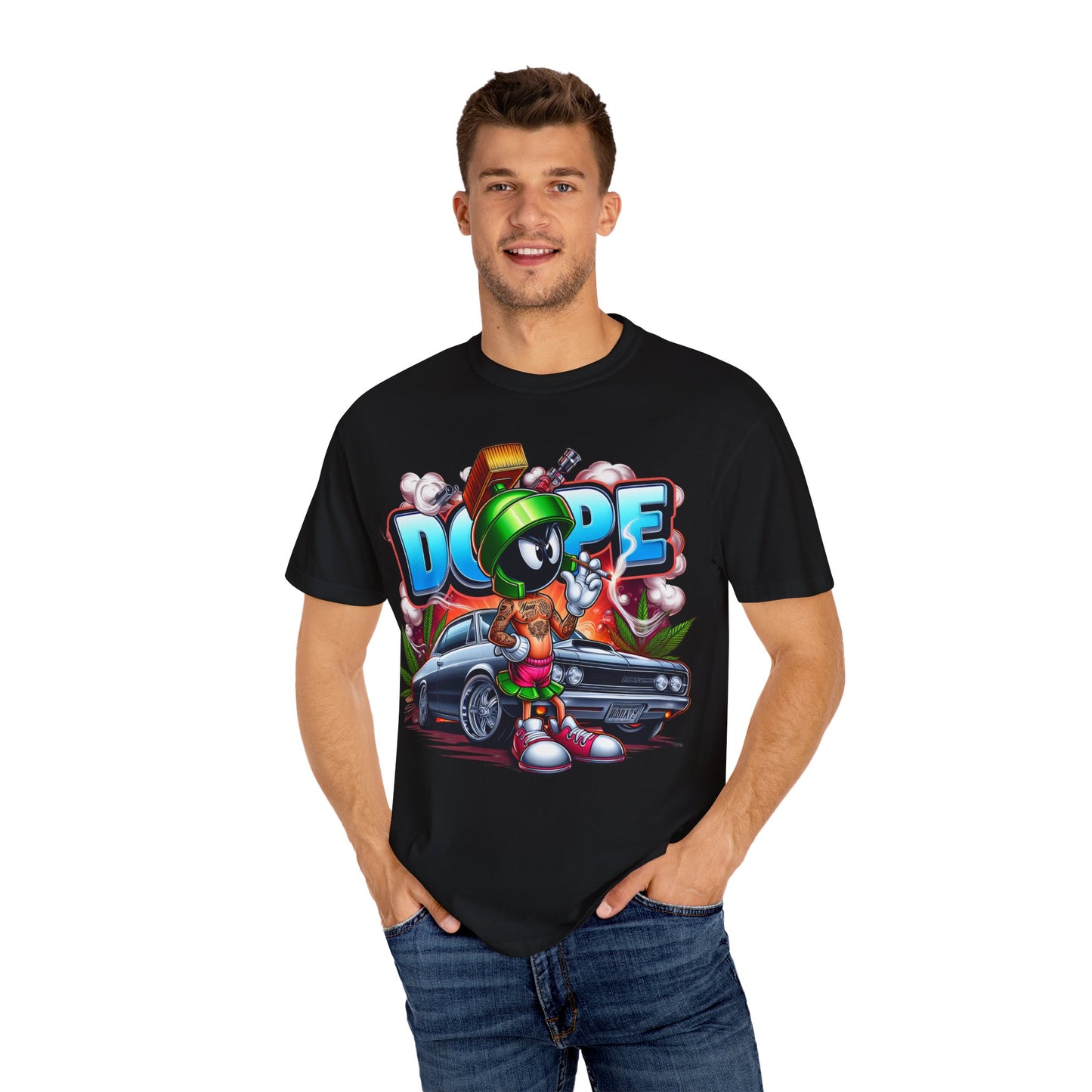Dope Vibes Unisex Garment-Dyed T-Shirt, Streetwear Tee, Hip-Hop Style Shirt, Casual Fashion Top, Unique Graphic Tee, 420, Cannabis