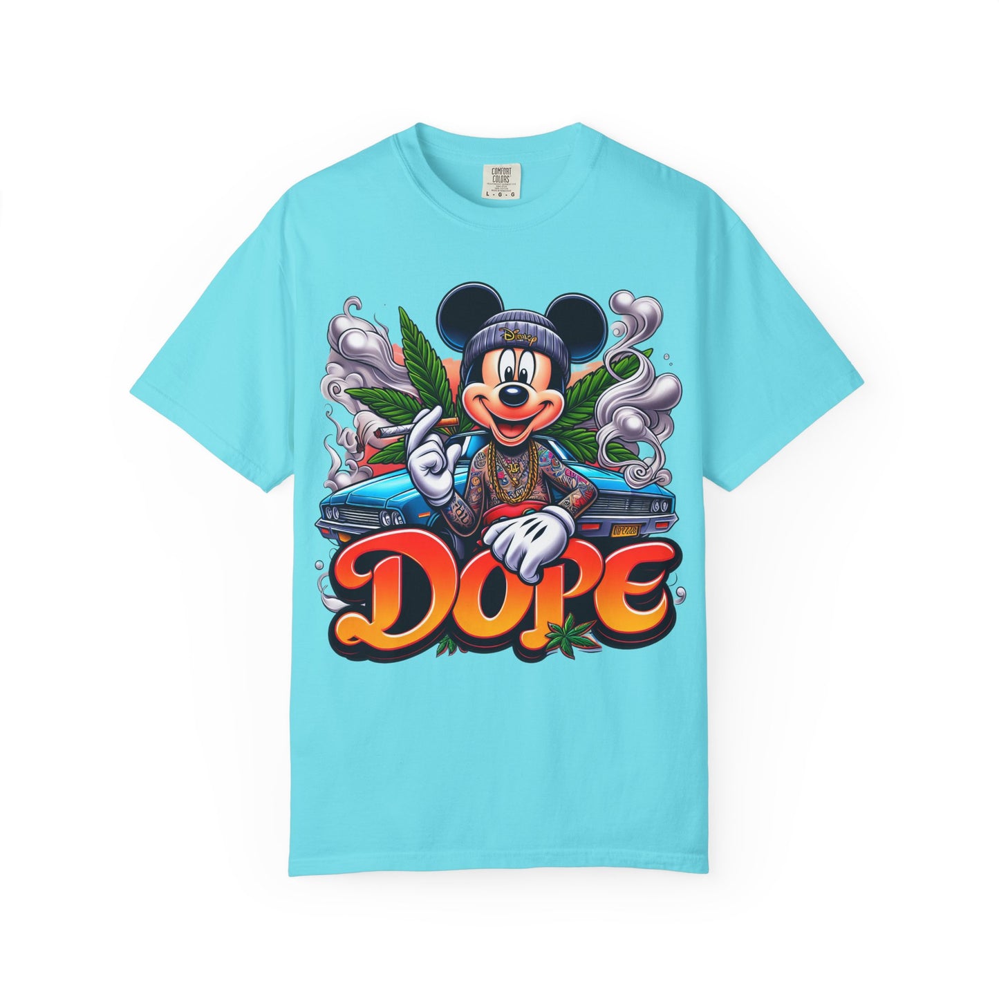 Dope Vibes Unisex Garment-Dyed T-shirt | Streetwear, Gift for Him, Urban Style, Graphic Tee, Fun Apparel, Cannabis, 420