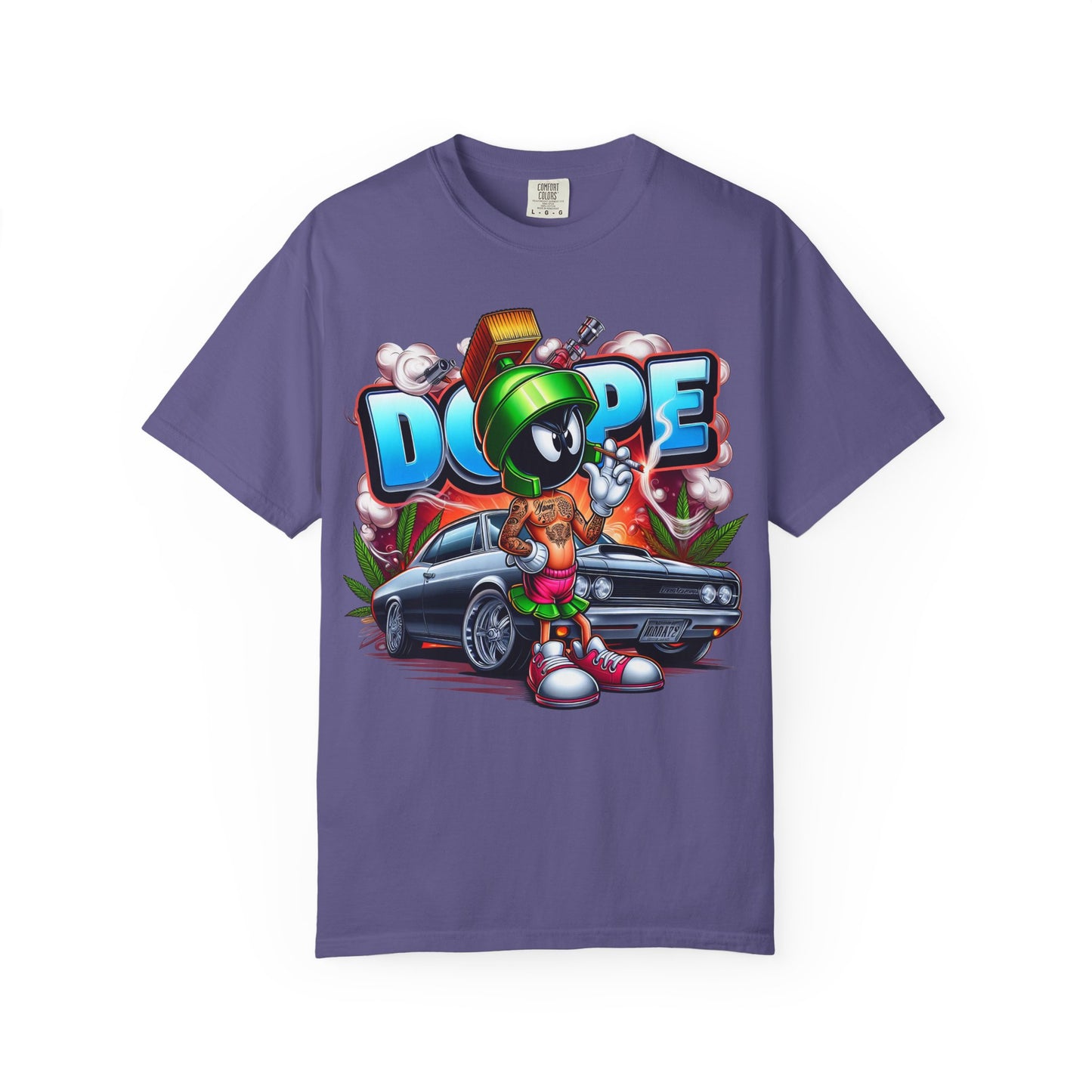 Dope Vibes Unisex Garment-Dyed T-Shirt, Streetwear Tee, Hip-Hop Style Shirt, Casual Fashion Top, Unique Graphic Tee, 420, Cannabis
