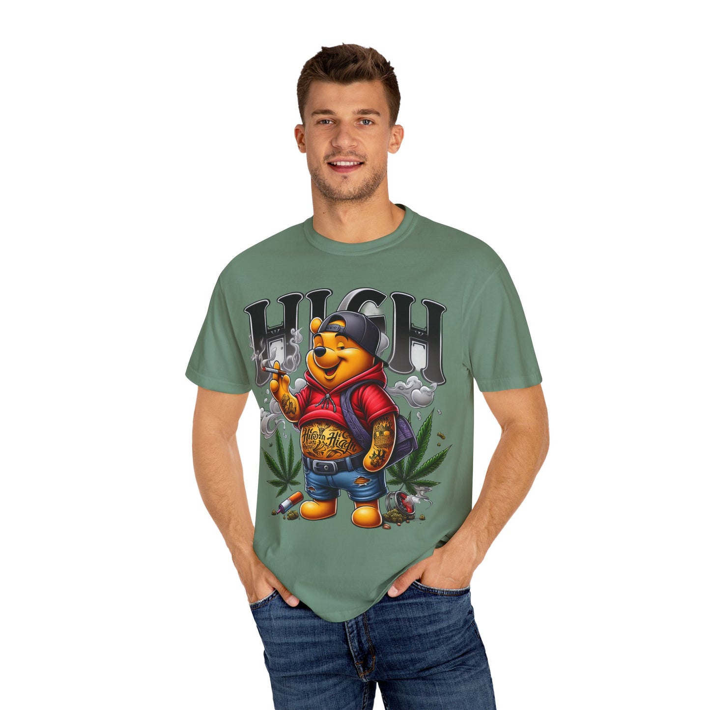 Chill Vibes Unisex T-shirt, High Design, Streetwear Style, Perfect Gift for Cannabis Lovers, Summer Festivals, Everyday Wear, Cannabis, 420