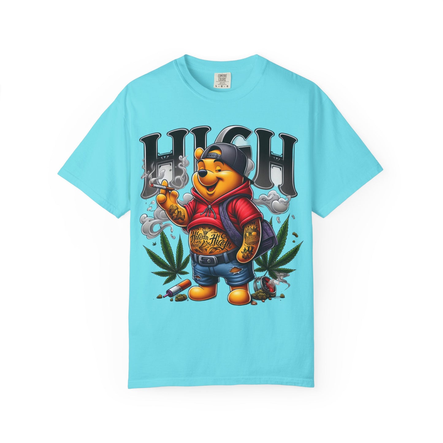Chill Vibes Unisex T-shirt, High Design, Streetwear Style, Perfect Gift for Cannabis Lovers, Summer Festivals, Everyday Wear, Cannabis, 420