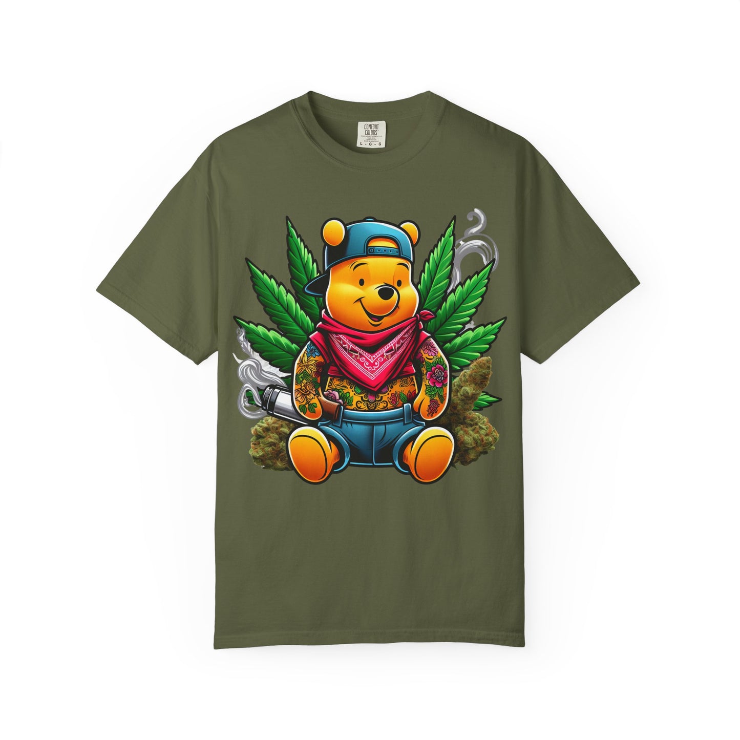 Chill Vibes Graphic Tee - Cartoon Character T-Shirt, Streetwear Style, Cool Gift for Cannabis Lovers, Relaxed Fit T-shirt, 420, Cannabis