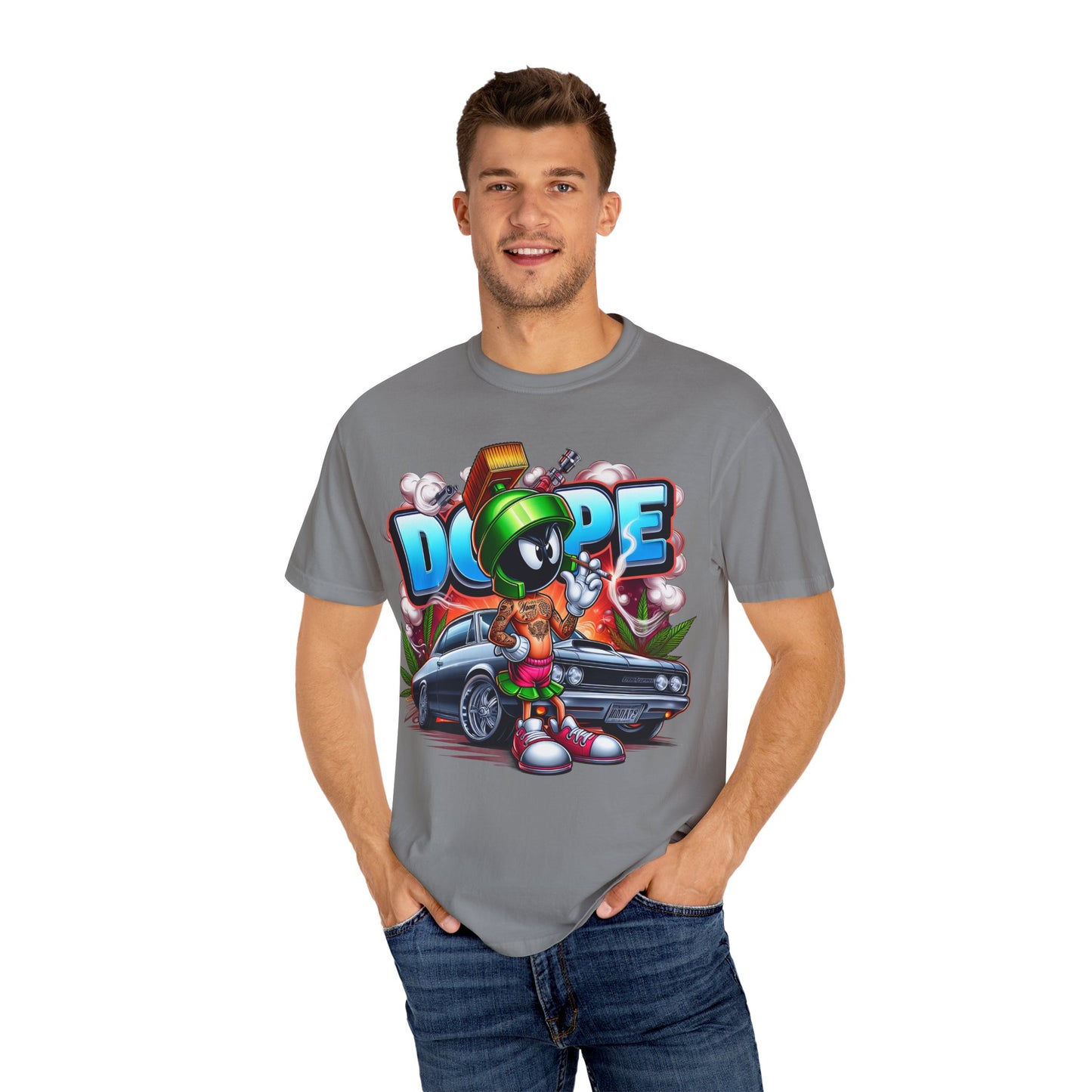 Dope Vibes Unisex Garment-Dyed T-Shirt, Streetwear Tee, Hip-Hop Style Shirt, Casual Fashion Top, Unique Graphic Tee, 420, Cannabis