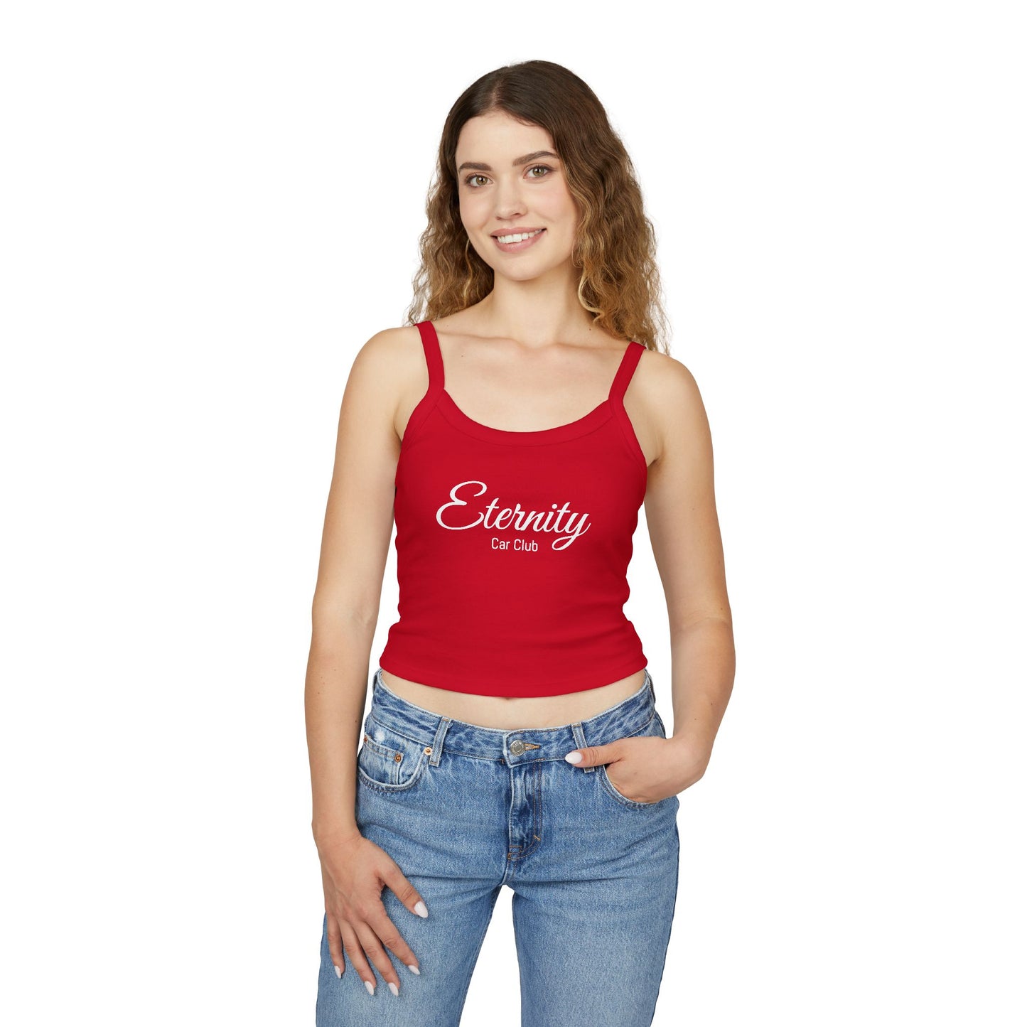 Eternity Car Club Women's Spaghetti Strap Tank Top - Cool & Casual Summer Wear
