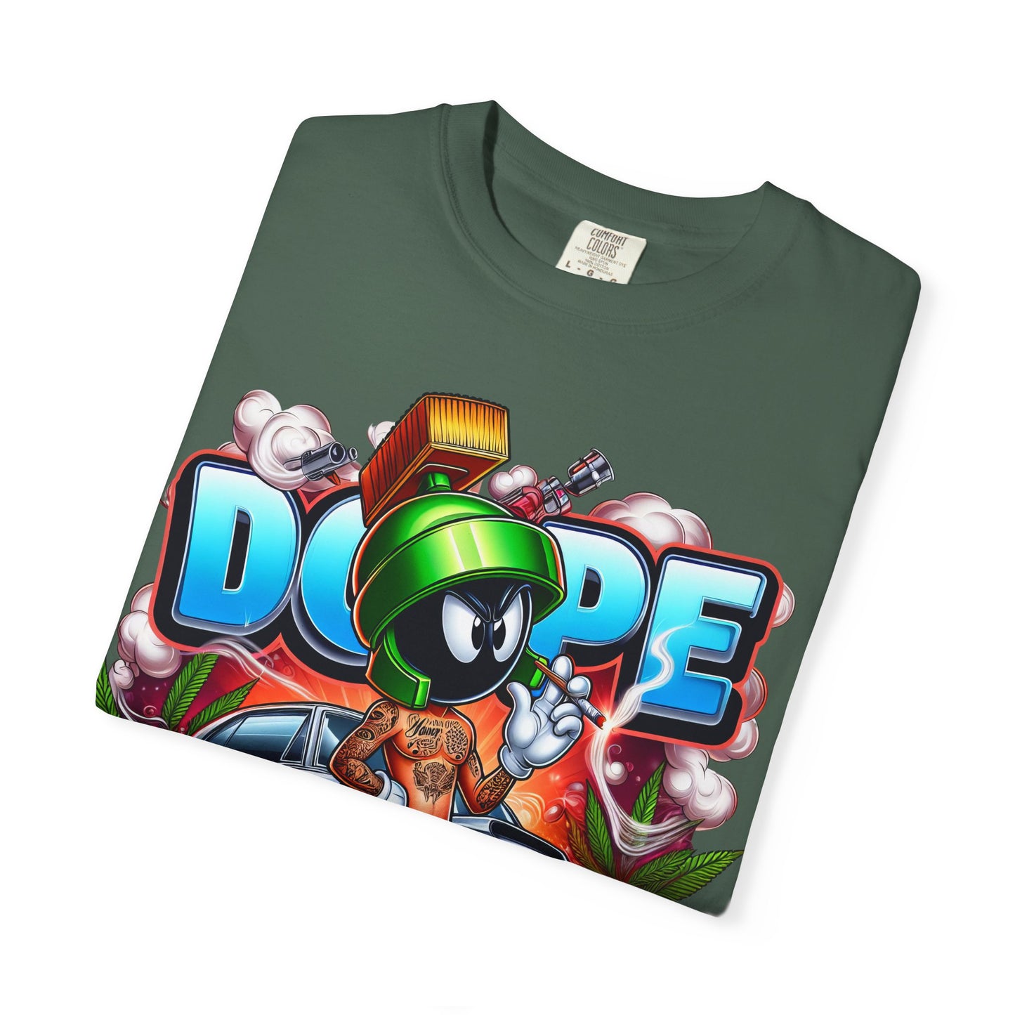 Dope Vibes Unisex Garment-Dyed T-Shirt, Streetwear Tee, Hip-Hop Style Shirt, Casual Fashion Top, Unique Graphic Tee, 420, Cannabis
