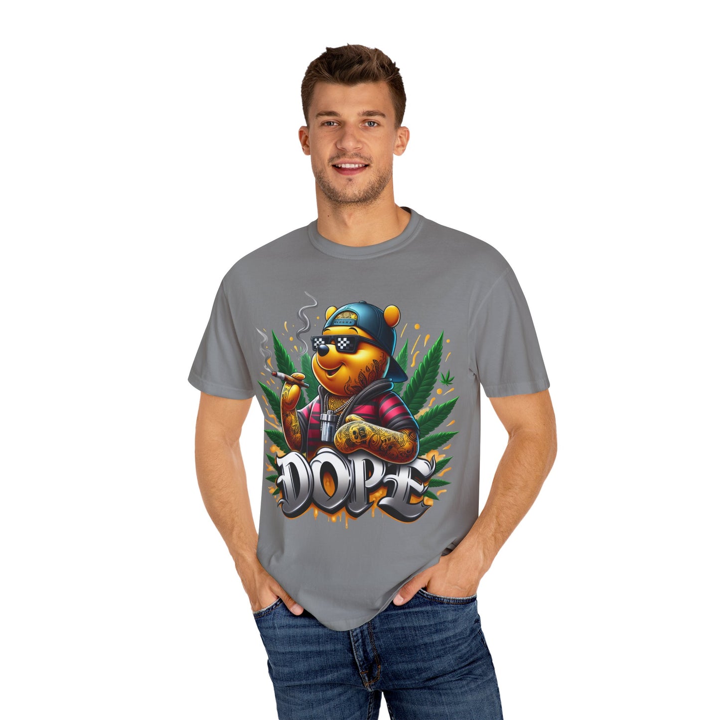 Cool Bear Graphic T-Shirt, Unisex Tee, Cannabis Vibe Apparel, Streetwear, Dope Graphic Shirt, Perfect for Gifting, 420, Cannabis
