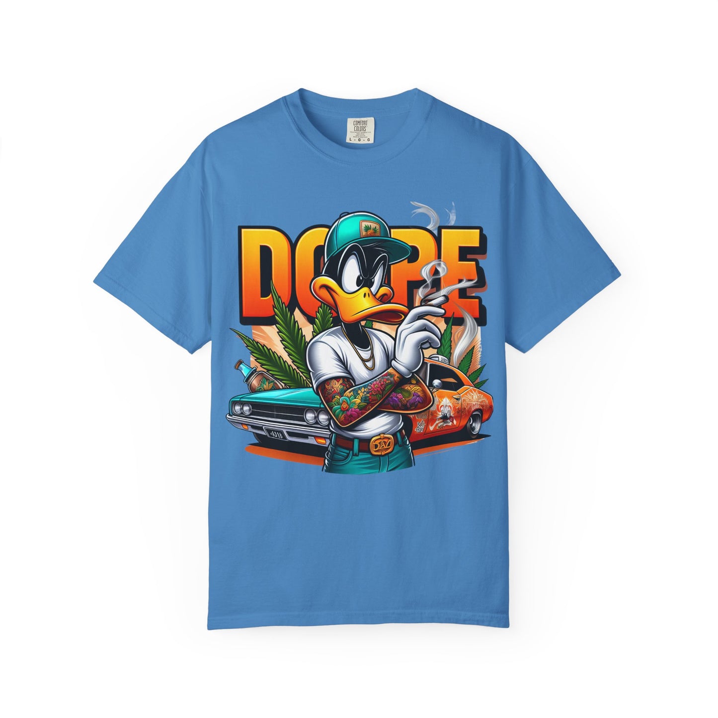 Dope Vibe Unisex Garment-Dyed T-Shirt | Streetwear Fashion, Casual Style, Hip Hop Merch, Graphic Tee, Cool Gift, Cannabis, 420