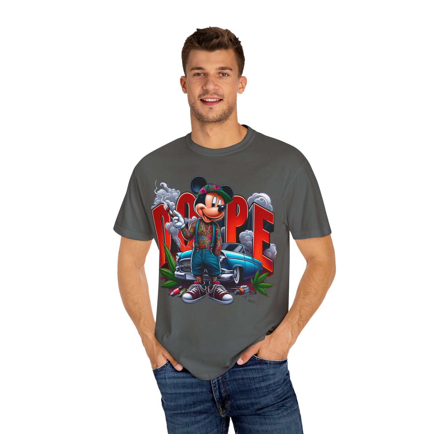 Cool Graphic T-Shirt, Streetwear Tee, Vintage Style Shirt, Gift for Him, Cartoon Art T-Shirt, Casual Wear, Unisex Fashion, 420, Cannabis
