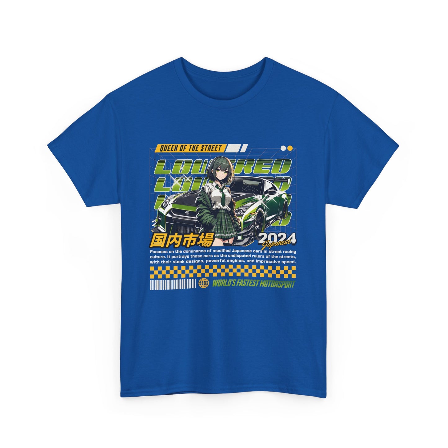 Nissan GTR Anime Graphic Tee - Queen of the Street