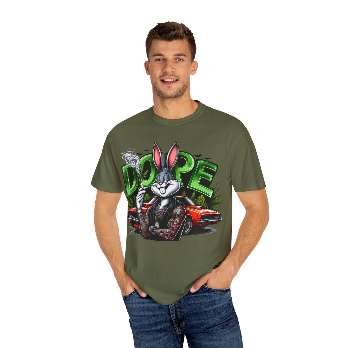 Cool Cartoon Graphic Tee, Vintage Style T-shirt, Streetwear, Hip Hop Fashion, Gift for Him, Cartoon Art Design, Loon, 420, Cannabis