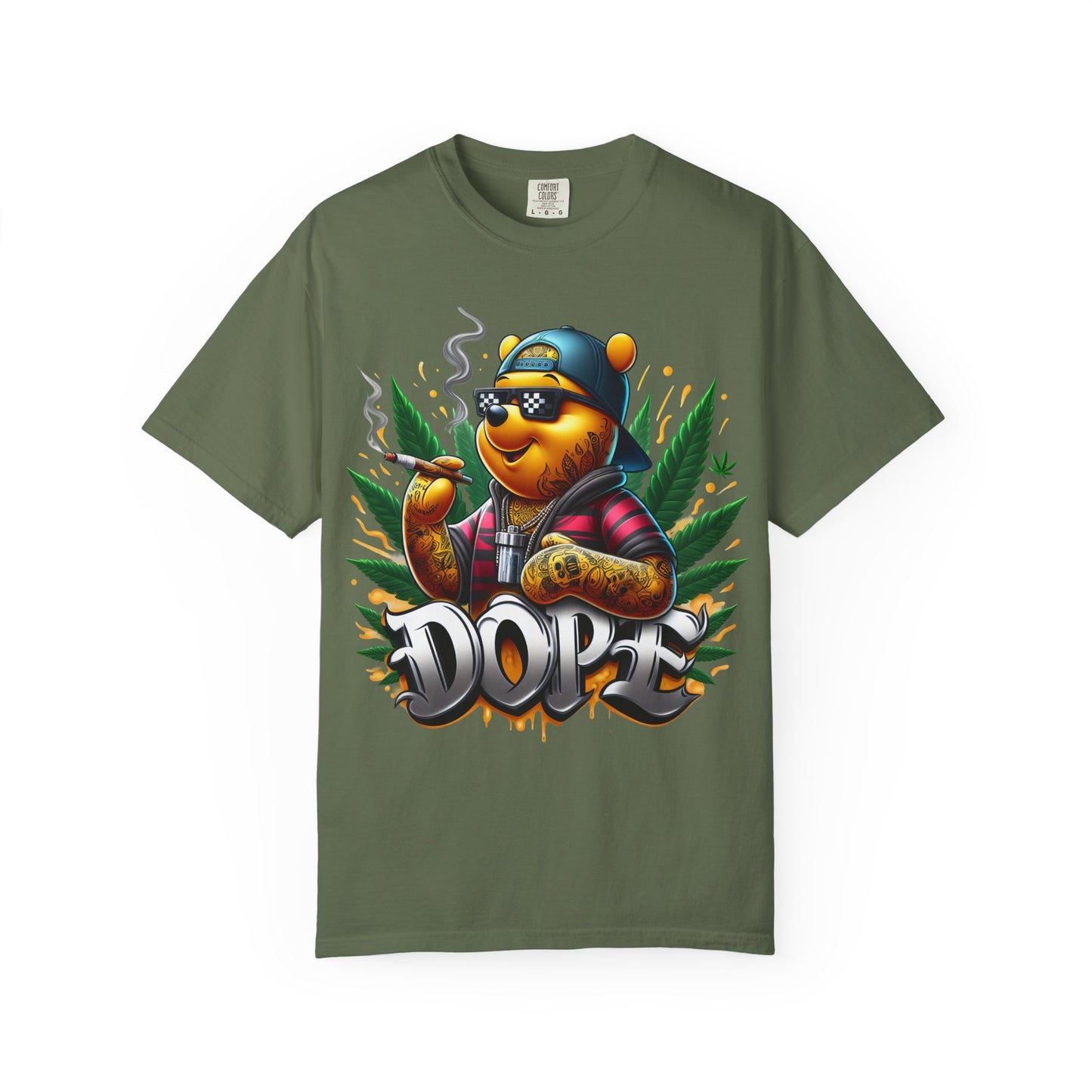 Cool Bear Graphic T-Shirt, Unisex Tee, Cannabis Vibe Apparel, Streetwear, Dope Graphic Shirt, Perfect for Gifting, 420, Cannabis
