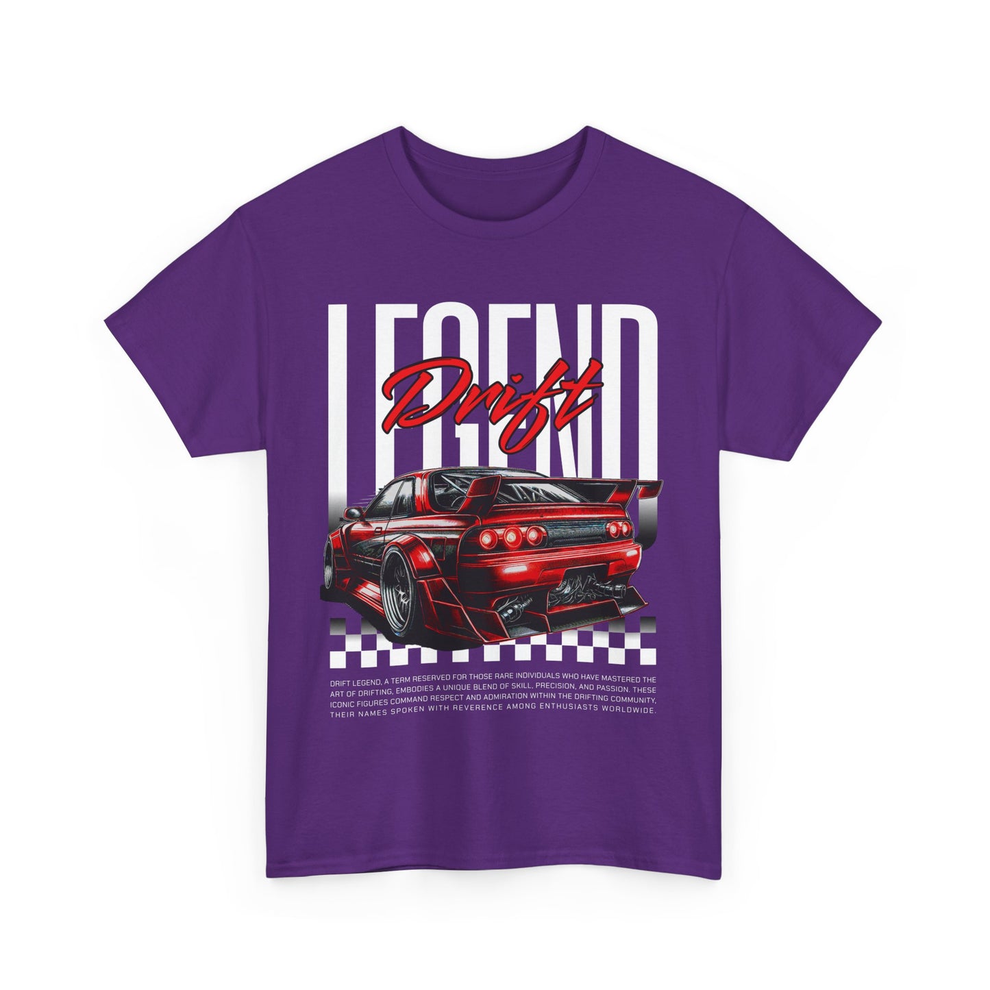 Legend Drift Unisex Heavy Cotton Tee, Car Enthusiast Shirt, Racer Gift, Motorsport Apparel, Auto Racing Tee