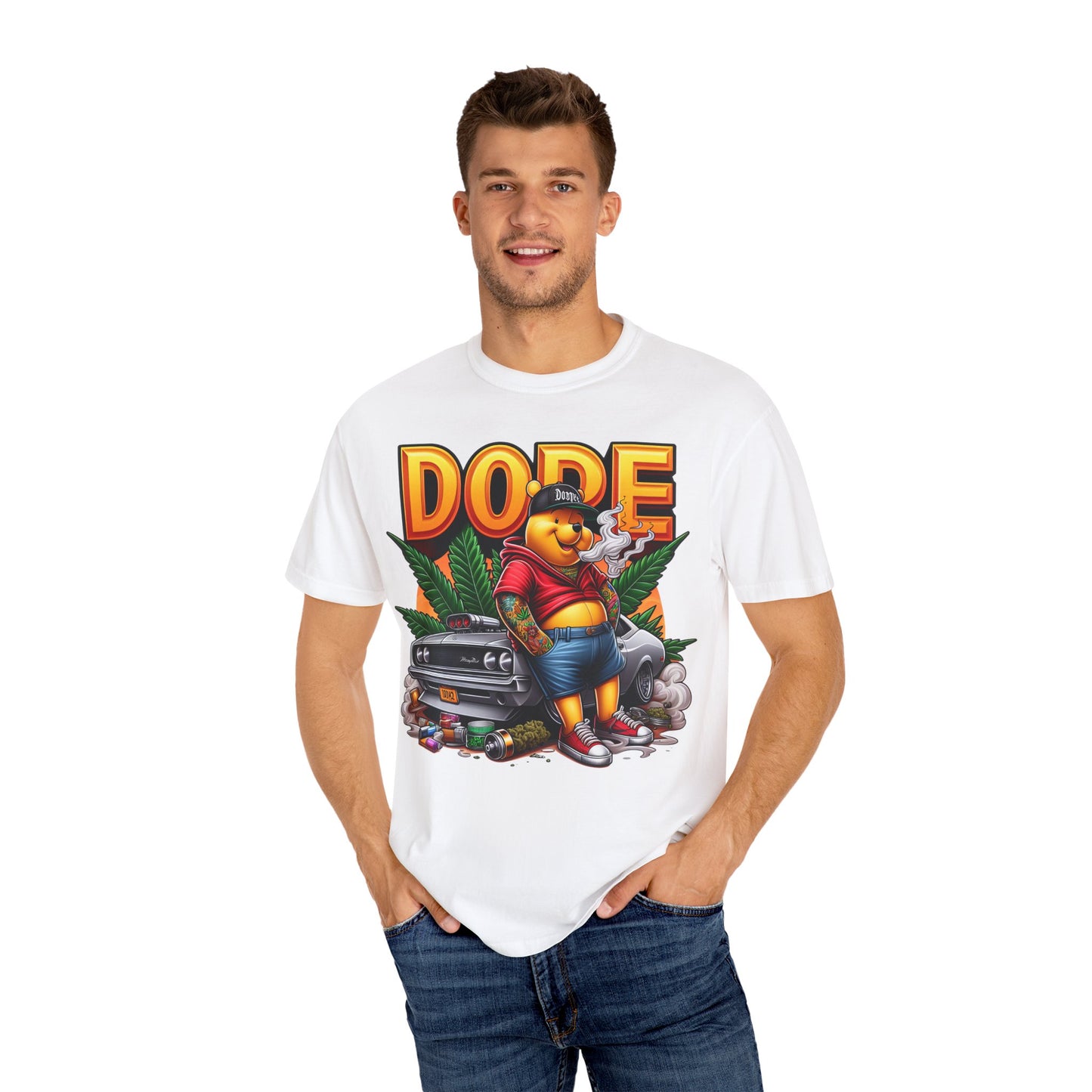 Cool Dude Graphic T-Shirt, Vintage Streetwear Tee, Perfect for Festivals, Summer Vibes, Hip Hop, Gift for Friends, 420, Cannabis