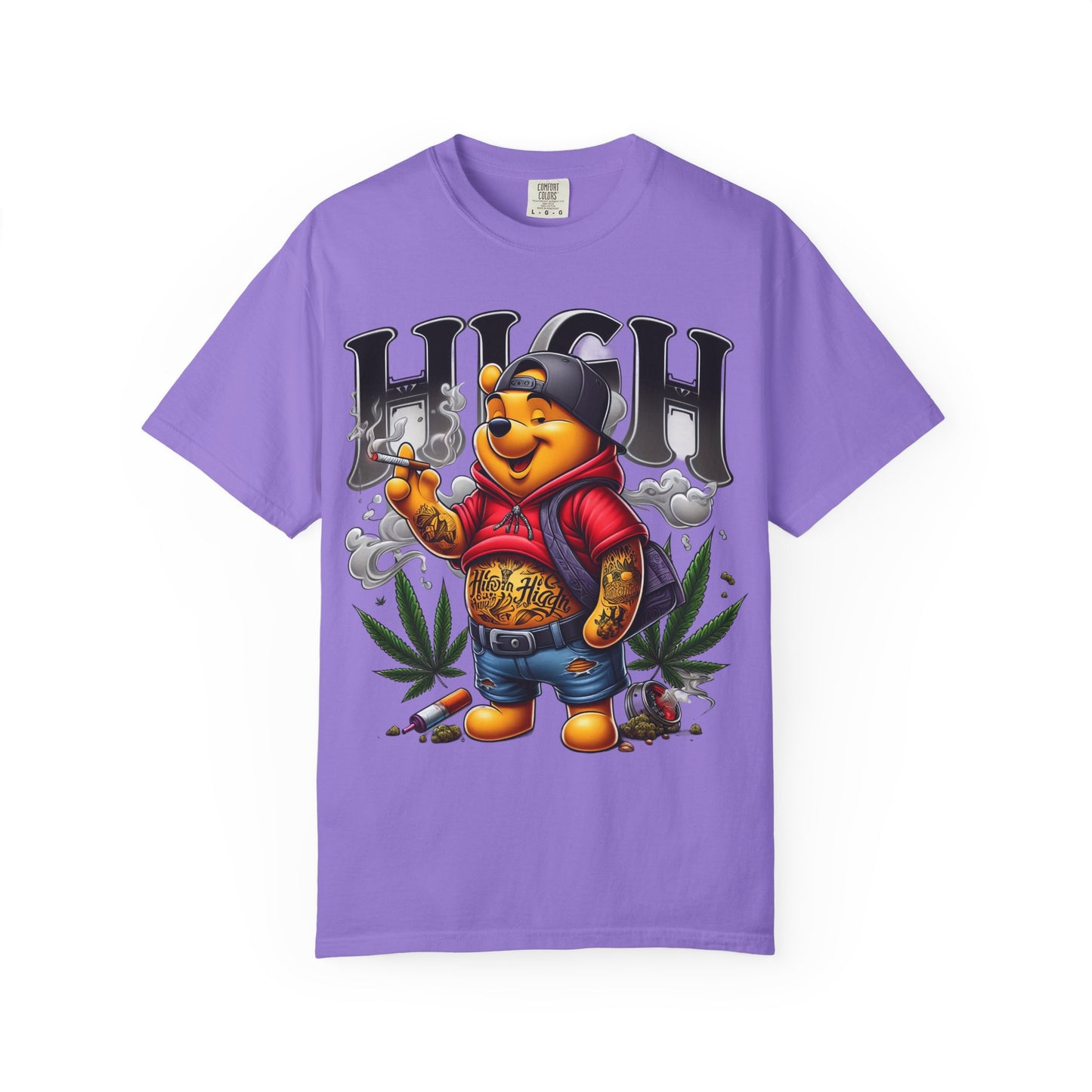 Chill Vibes Unisex T-shirt, High Design, Streetwear Style, Perfect Gift for Cannabis Lovers, Summer Festivals, Everyday Wear, Cannabis, 420