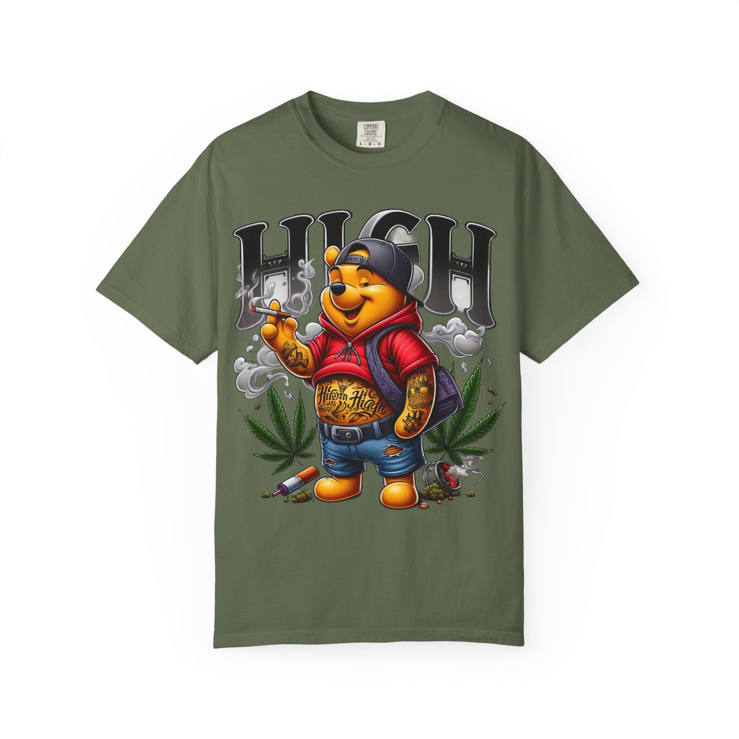 Chill Vibes Unisex T-shirt, High Design, Streetwear Style, Perfect Gift for Cannabis Lovers, Summer Festivals, Everyday Wear, Cannabis, 420