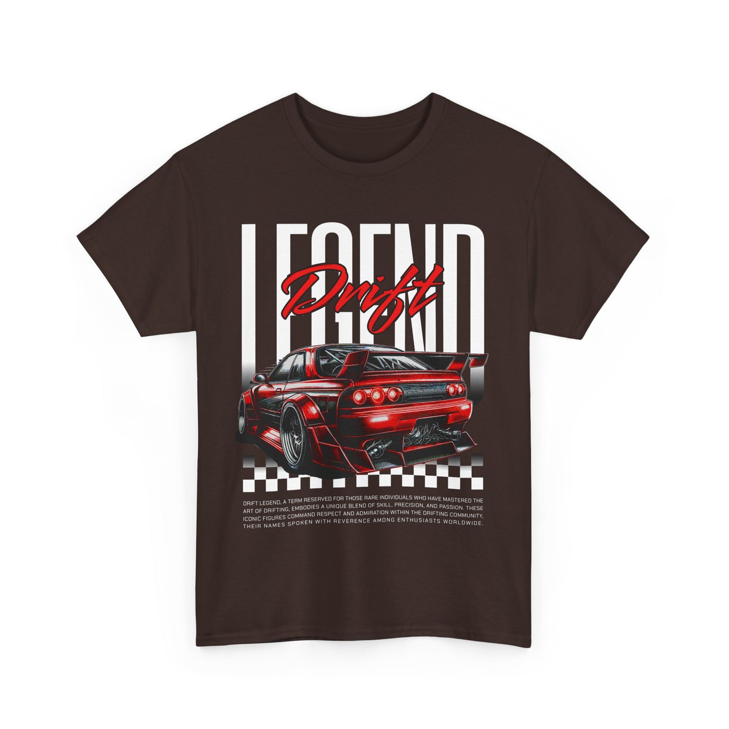 Legend Drift Unisex Heavy Cotton Tee, Car Enthusiast Shirt, Racer Gift, Motorsport Apparel, Auto Racing Tee