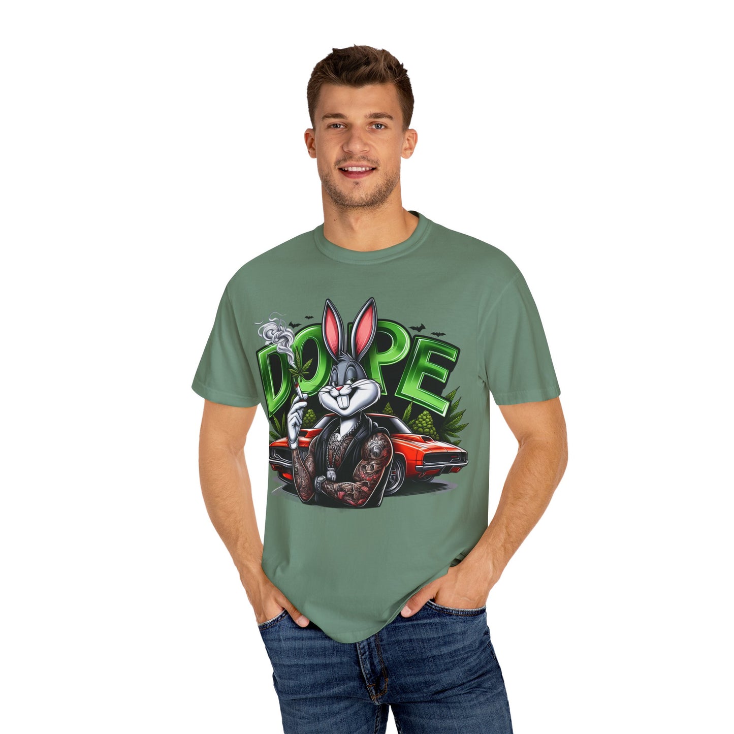 Cool Cartoon Graphic Tee, Vintage Style T-shirt, Streetwear, Hip Hop Fashion, Gift for Him, Cartoon Art Design, Loon, 420, Cannabis