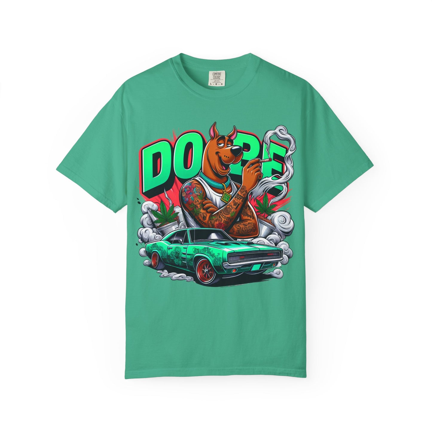 Dope Scooby-Doo Unisex T-Shirt, Cool Graphic Tee, Streetwear Shirt, Gift for Dog Lovers, Retro T-Shirt, 420, Cannabis