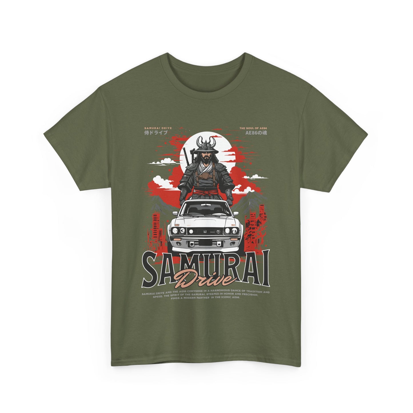 Samurai Graphic T-Shirt - JDM Style - Toyota AE86