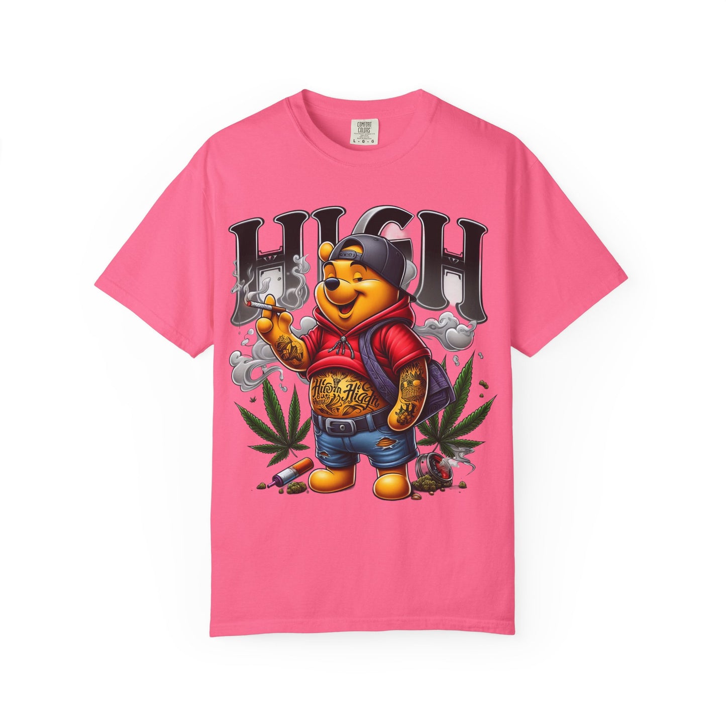Chill Vibes Unisex T-shirt, High Design, Streetwear Style, Perfect Gift for Cannabis Lovers, Summer Festivals, Everyday Wear, Cannabis, 420