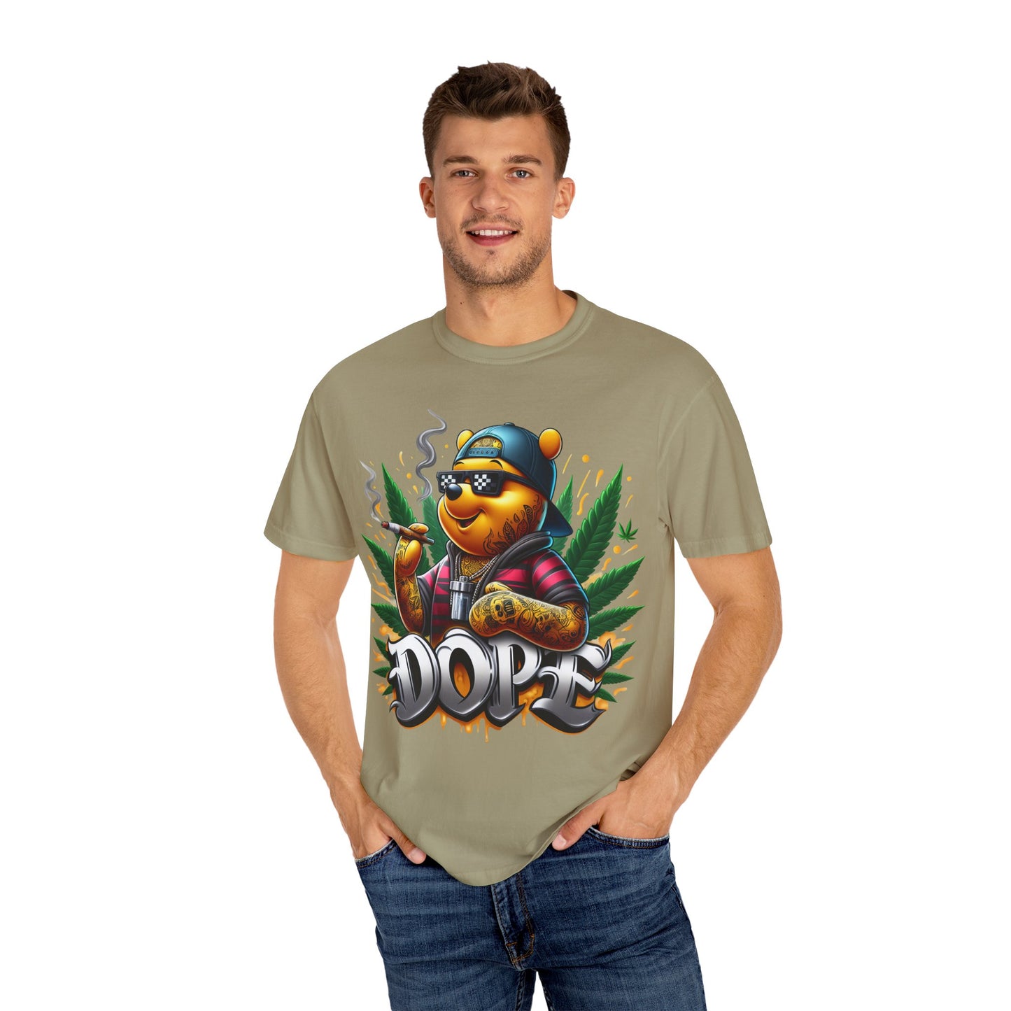 Cool Bear Graphic T-Shirt, Unisex Tee, Cannabis Vibe Apparel, Streetwear, Dope Graphic Shirt, Perfect for Gifting, 420, Cannabis