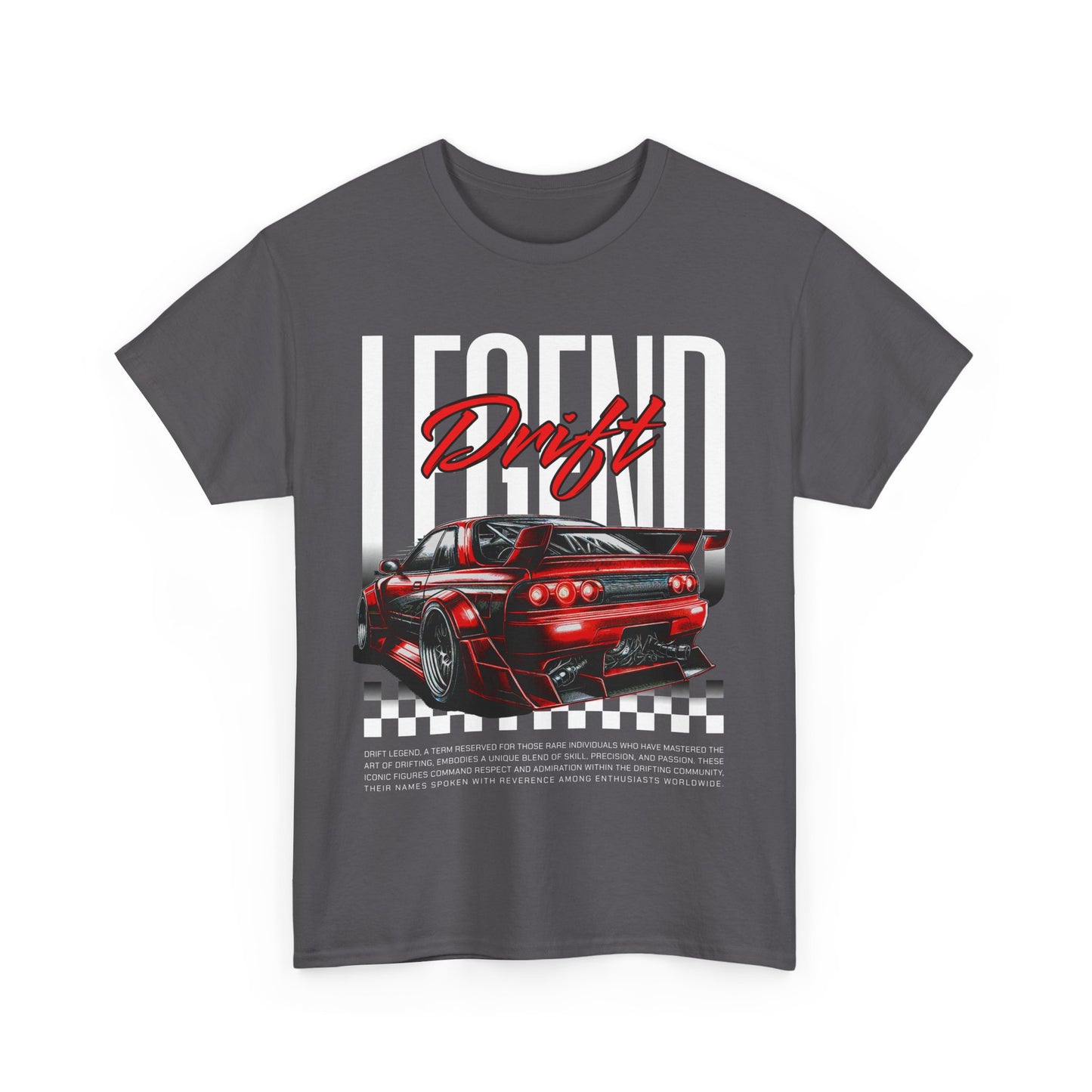 Legend Drift Unisex Heavy Cotton Tee, Car Enthusiast Shirt, Racer Gift, Motorsport Apparel, Auto Racing Tee