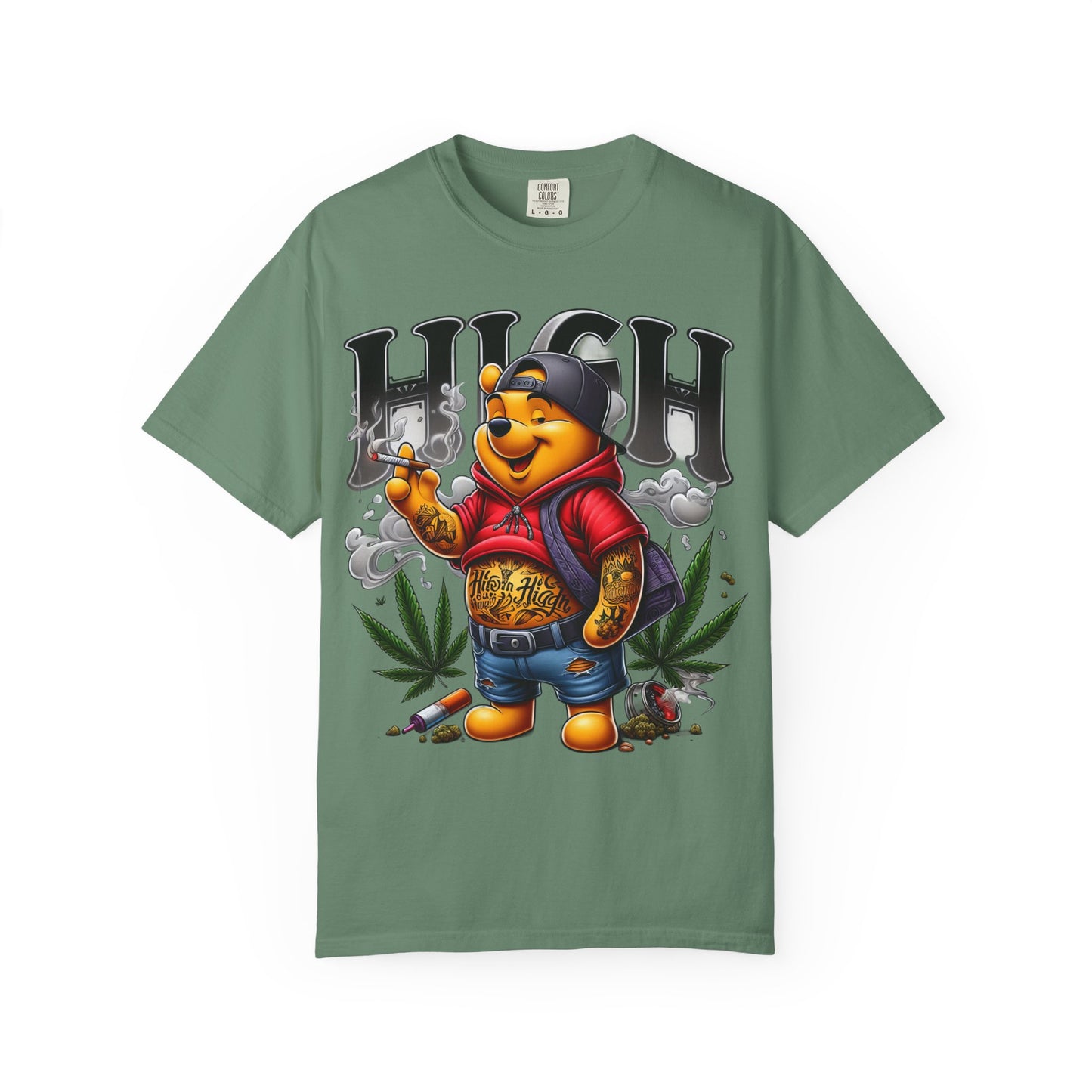 Chill Vibes Unisex T-shirt, High Design, Streetwear Style, Perfect Gift for Cannabis Lovers, Summer Festivals, Everyday Wear, Cannabis, 420