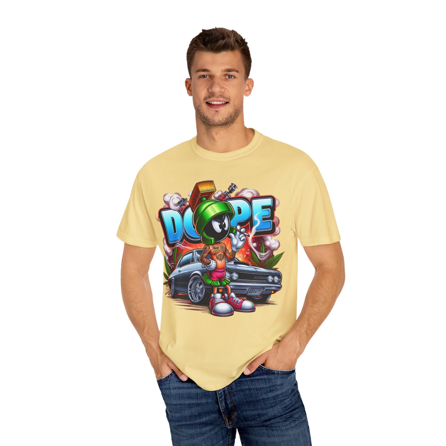 Dope Vibes Unisex Garment-Dyed T-Shirt, Streetwear Tee, Hip-Hop Style Shirt, Casual Fashion Top, Unique Graphic Tee, 420, Cannabis