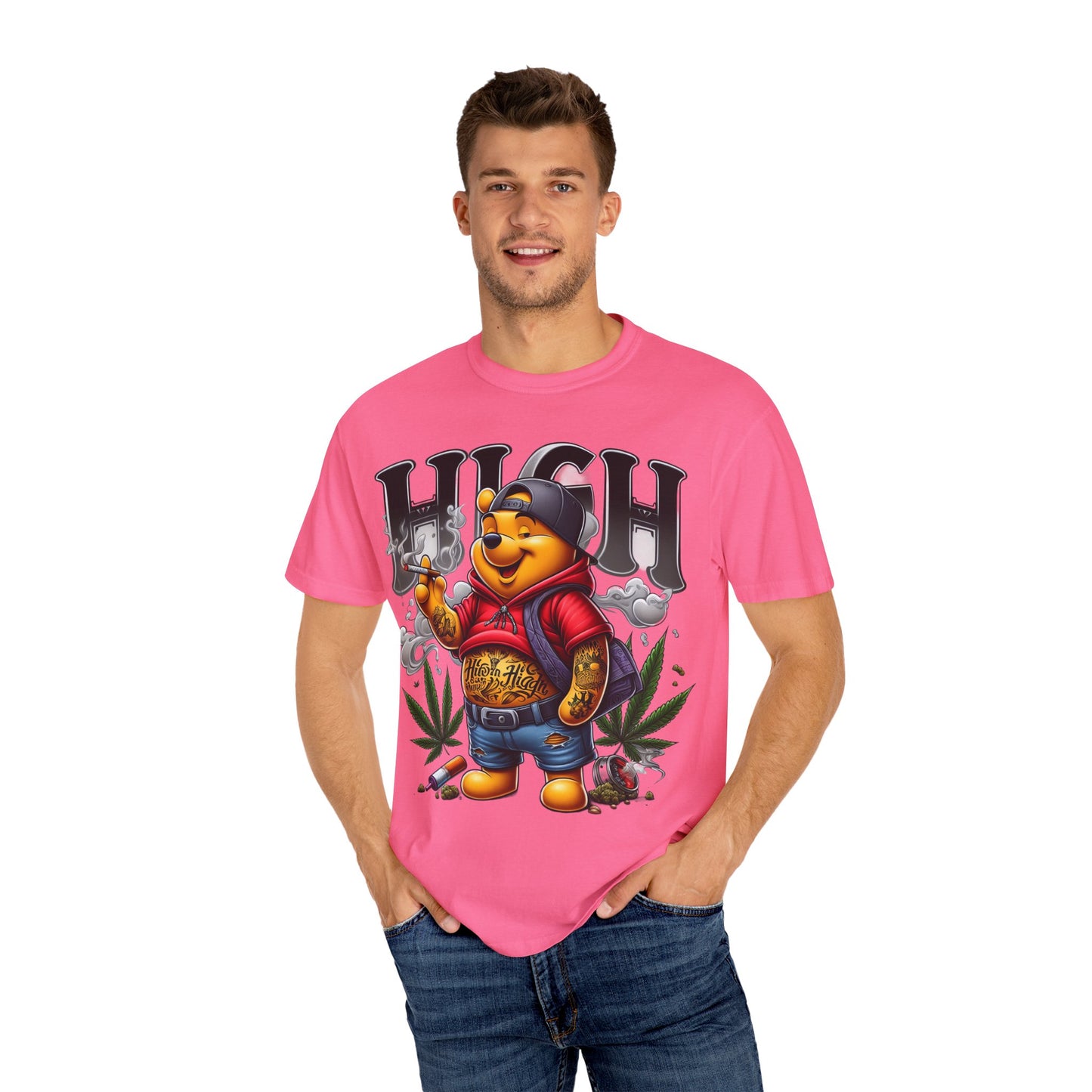 Chill Vibes Unisex T-shirt, High Design, Streetwear Style, Perfect Gift for Cannabis Lovers, Summer Festivals, Everyday Wear, Cannabis, 420