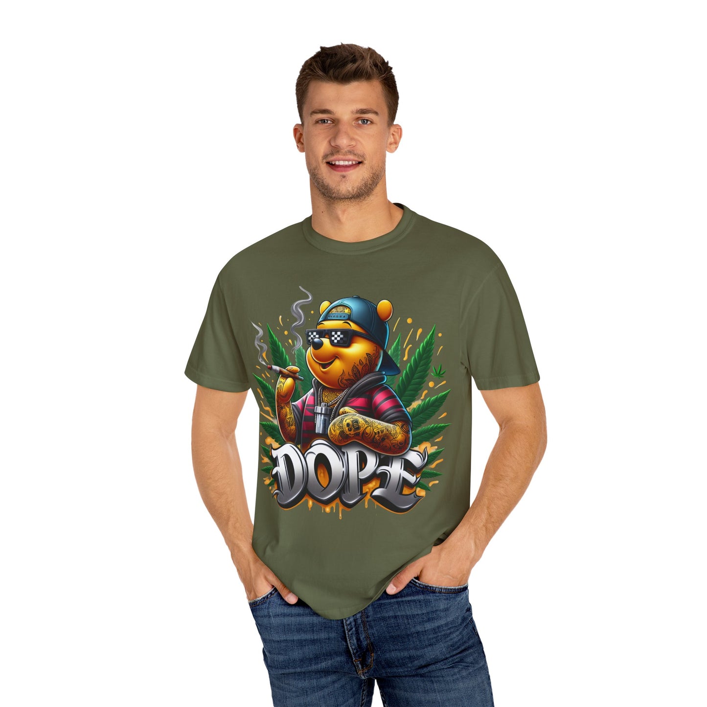 Cool Bear Graphic T-Shirt, Unisex Tee, Cannabis Vibe Apparel, Streetwear, Dope Graphic Shirt, Perfect for Gifting, 420, Cannabis