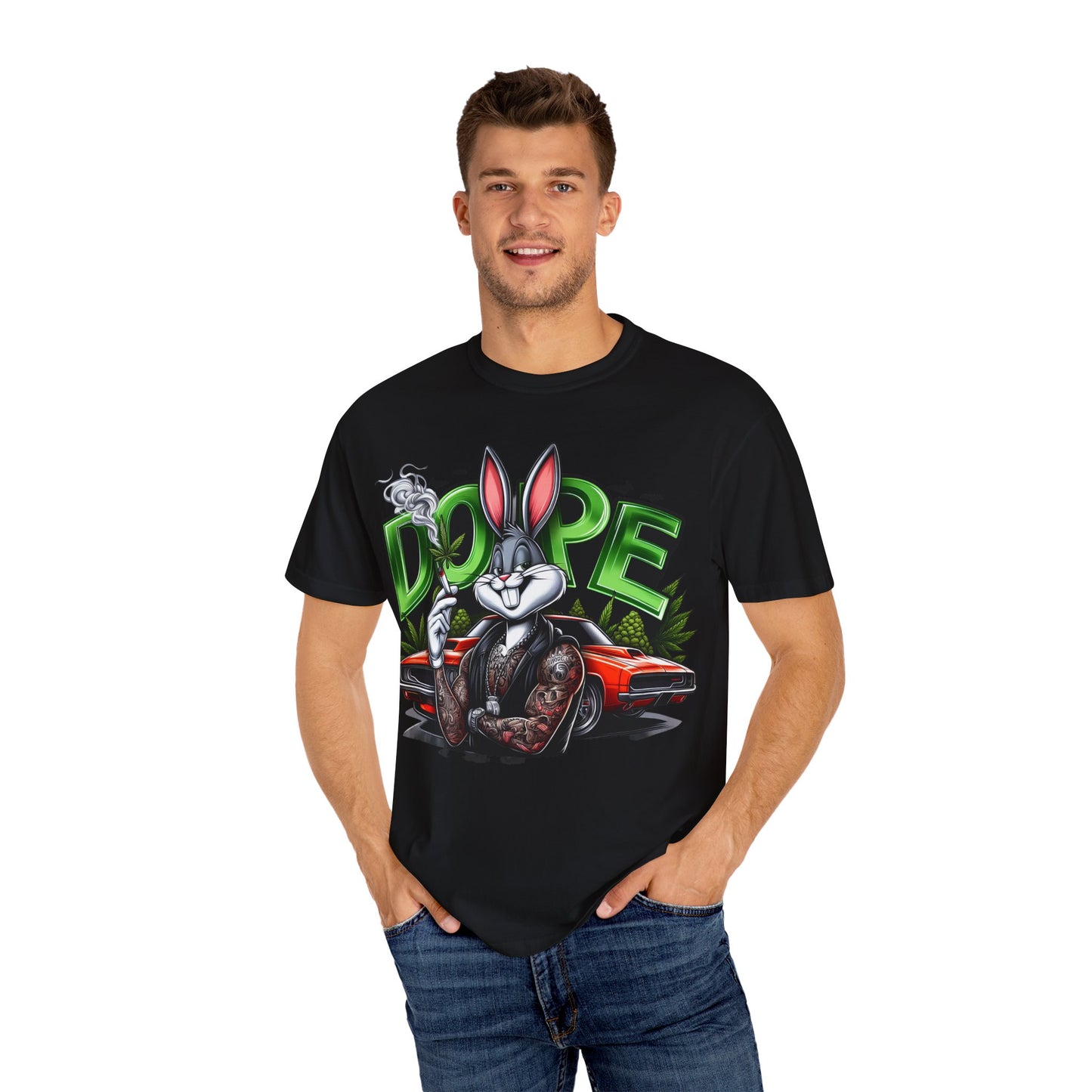 Cool Cartoon Graphic Tee, Vintage Style T-shirt, Streetwear, Hip Hop Fashion, Gift for Him, Cartoon Art Design, Loon, 420, Cannabis