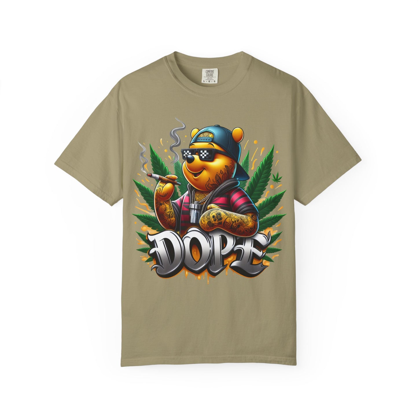 Cool Bear Graphic T-Shirt, Unisex Tee, Cannabis Vibe Apparel, Streetwear, Dope Graphic Shirt, Perfect for Gifting, 420, Cannabis