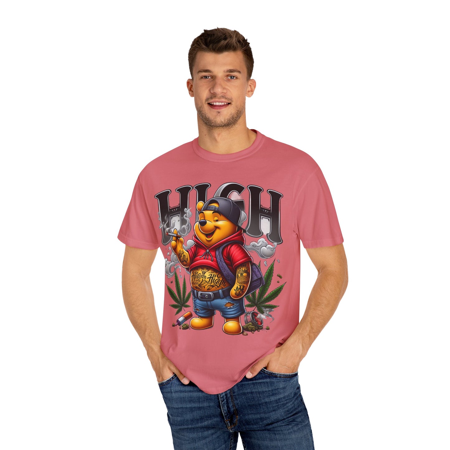 Chill Vibes Unisex T-shirt, High Design, Streetwear Style, Perfect Gift for Cannabis Lovers, Summer Festivals, Everyday Wear, Cannabis, 420